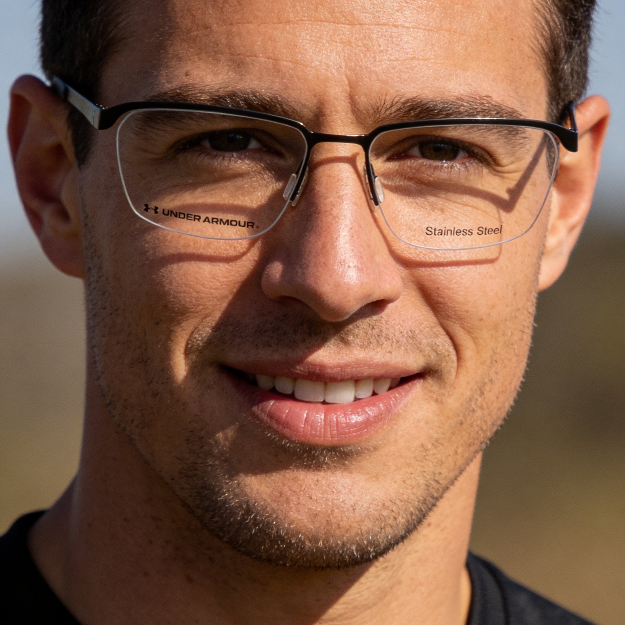 Gafas de sol informales Under Armour Dark Ruth Alloy Steel no polarizadas para hombre de 56 mm, Photo 6