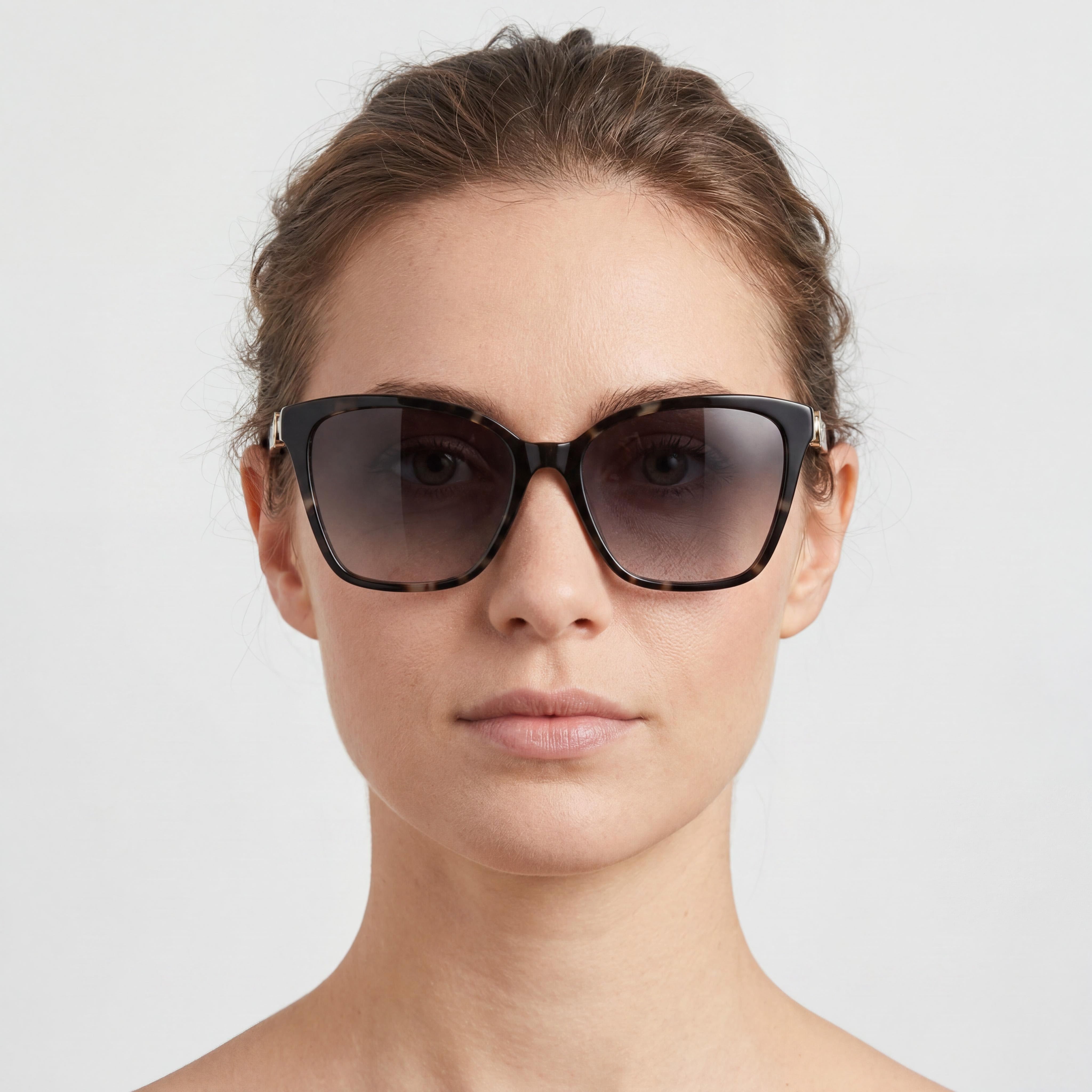 Gafas de sol Kate Spade New York Amiyah/G/S para mujer, con montura de ojo de gato, protección UV, 56 mm, color negro y gris, Photo 4