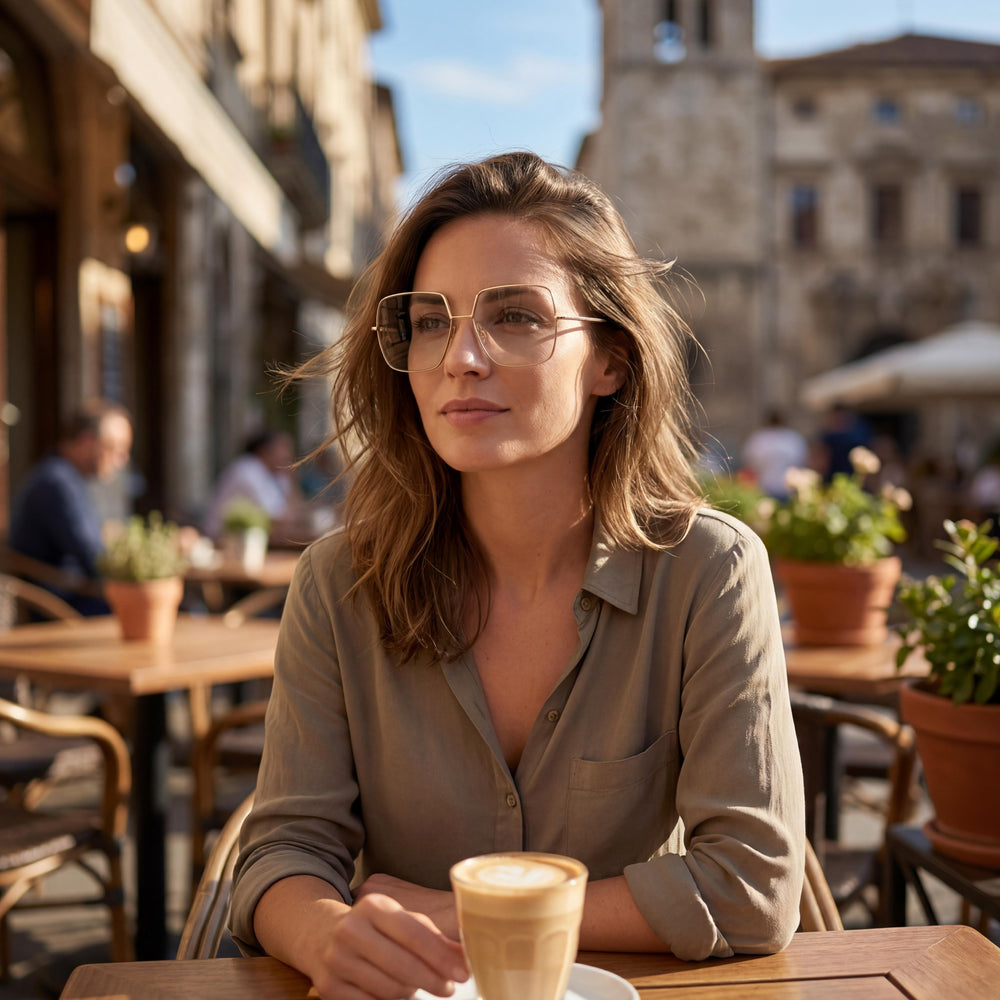 MaxMara Women's eyewear Metal Frame Shiny Black, Pale Gold Polarized Multicoloured Lens 2-13-135