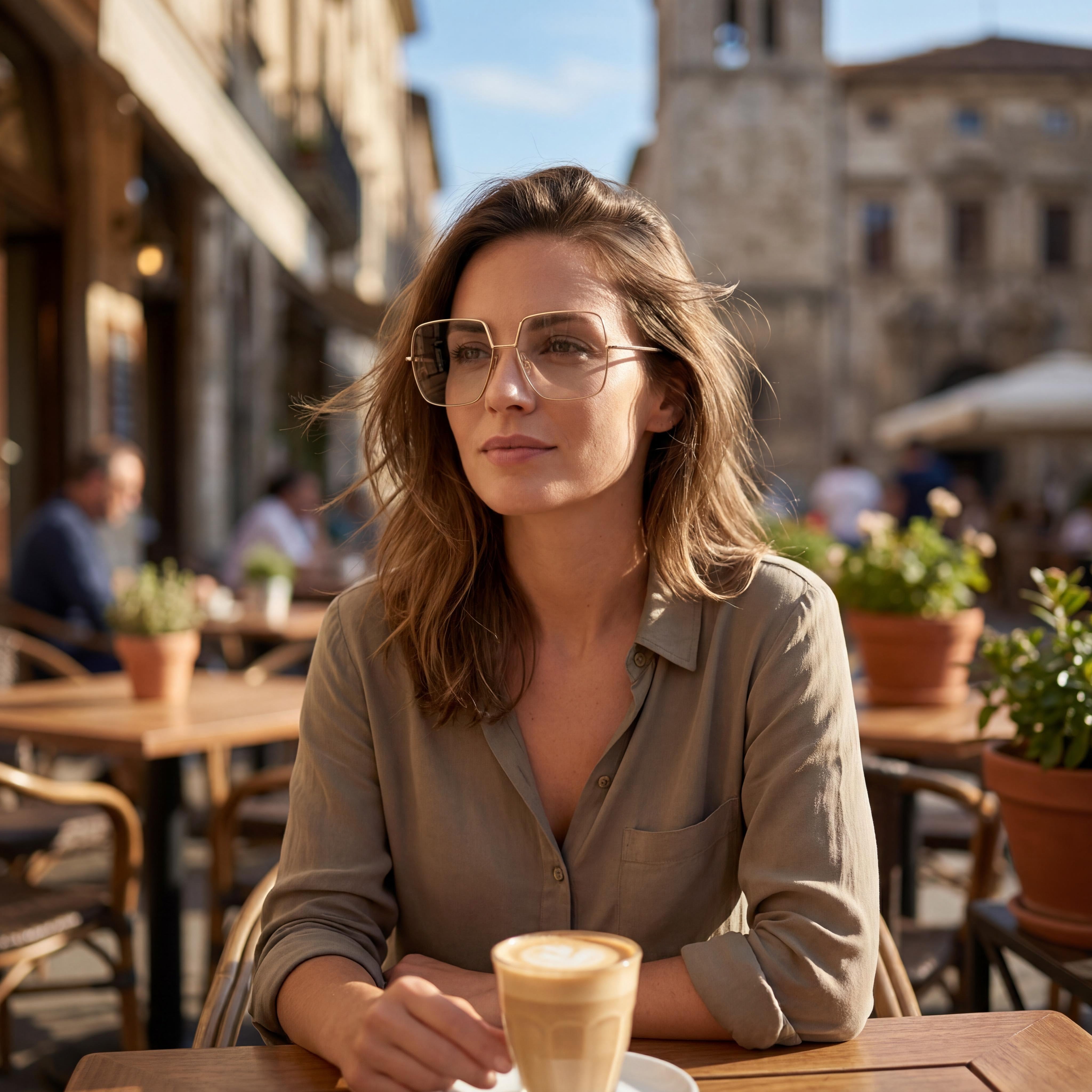 MaxMara Women's eyewear Metal Frame Shiny Black, Pale Gold Polarized Multicoloured Lens 2-13-135, Photo 3
