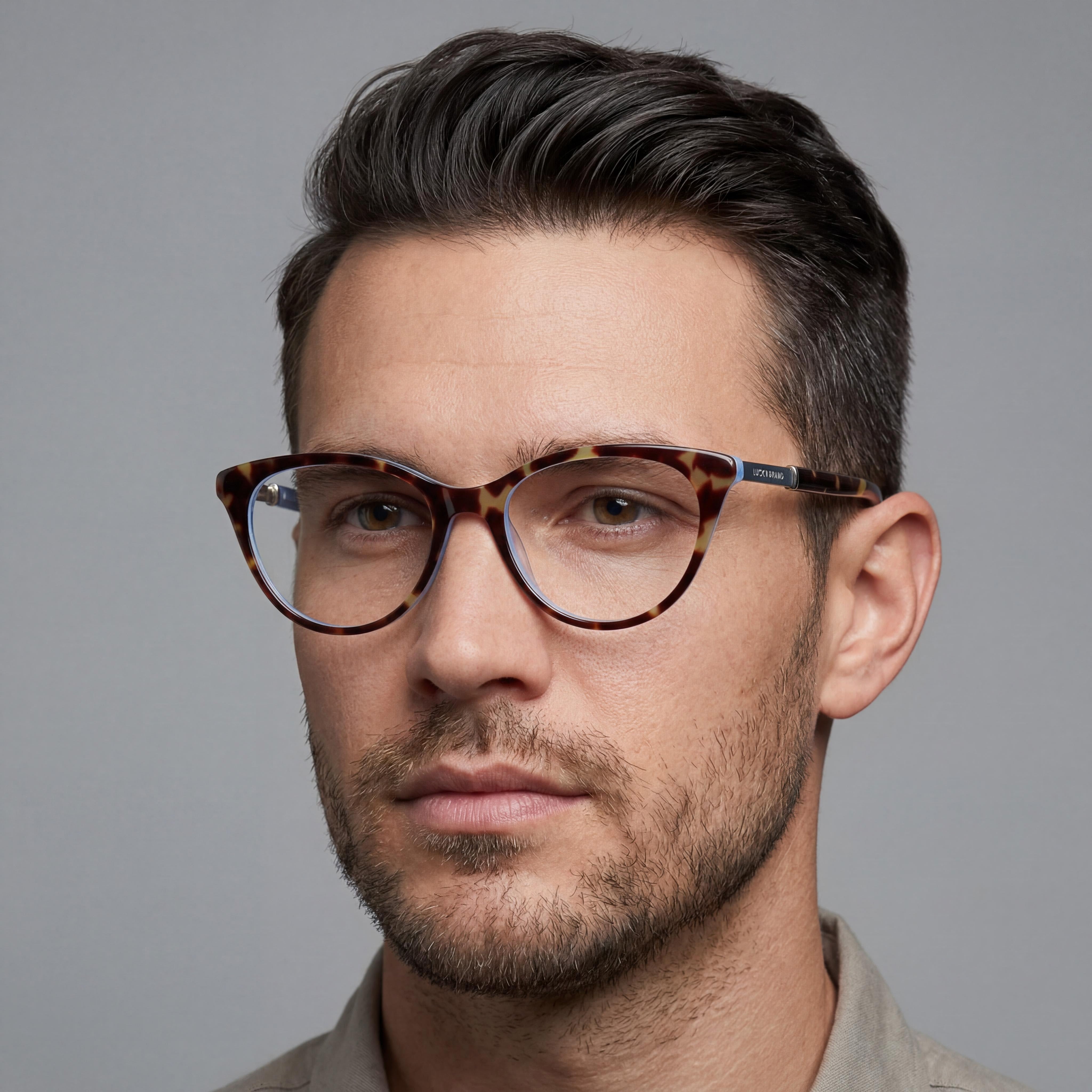 Gafas de plástico polarizadas Lucky Brand Vlbd235 Havana azul para hombre 51, Photo 4