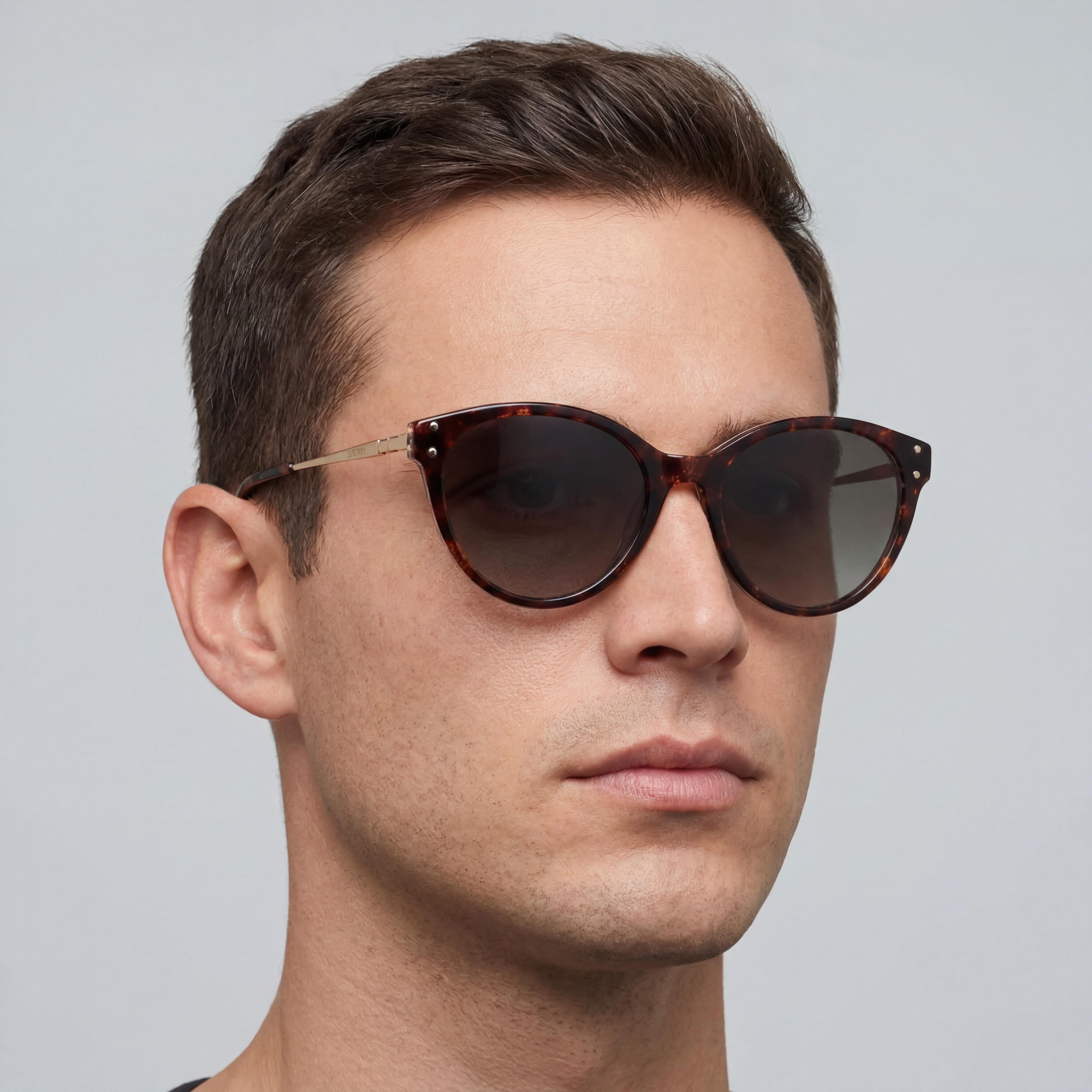 Missoni 0026/S Men's Casual Brown Polycarbonate Frame Non-Polarized Lenses with 100% UV Protection 53mm, Photo 4