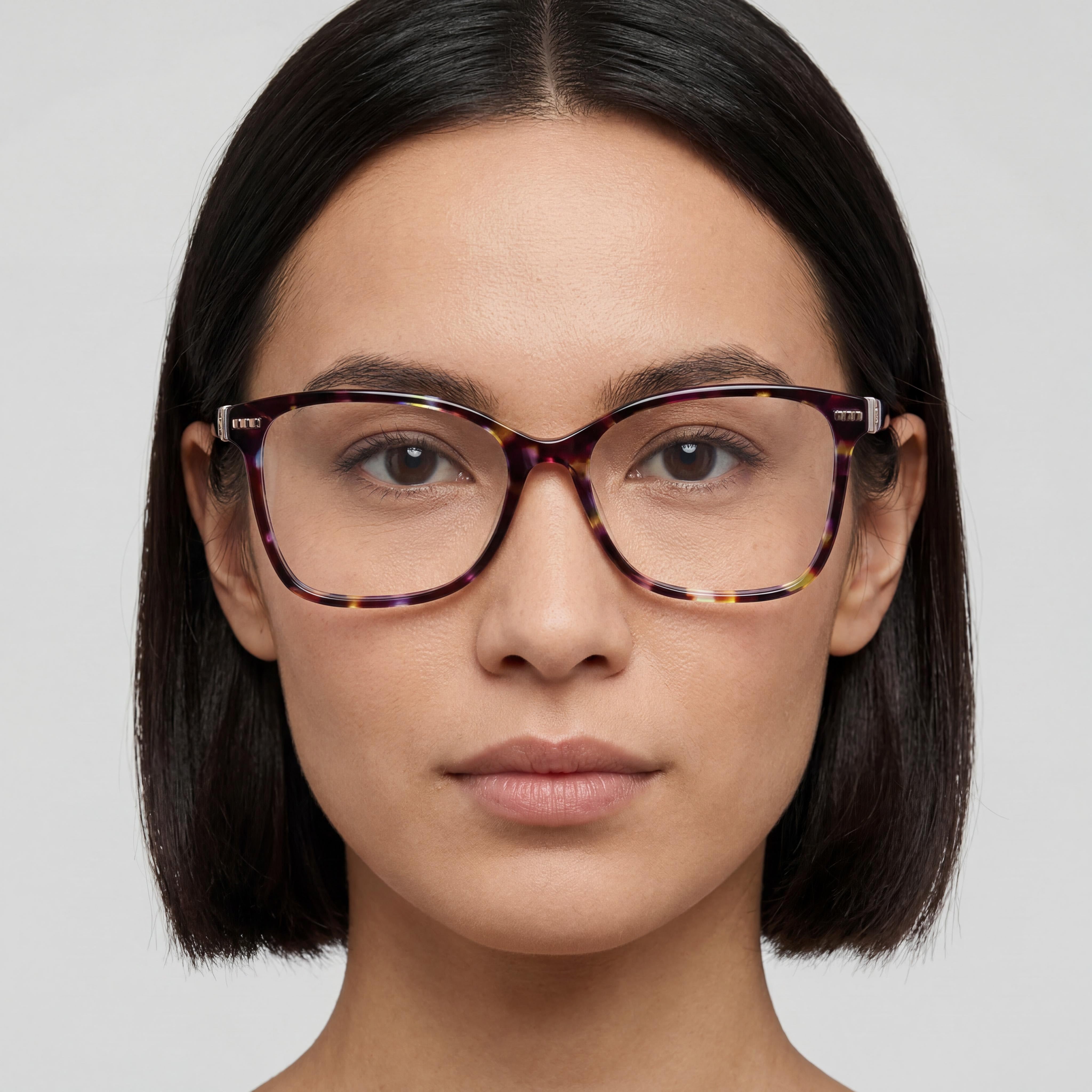 Carolina Herrera Her 0108 Gafas de Sol de Acetato Negro Nude para Mujer con Lentes de Policarbonato, 54mm Ancho de Lente, Photo 4