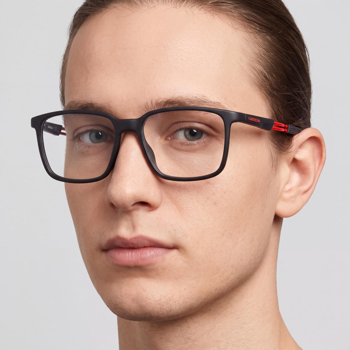 Gafas graduadas Carrera 4415 unisex clásicas rectangulares de poliamida con montura negro mate 54-16-140 mm, Photo 3
