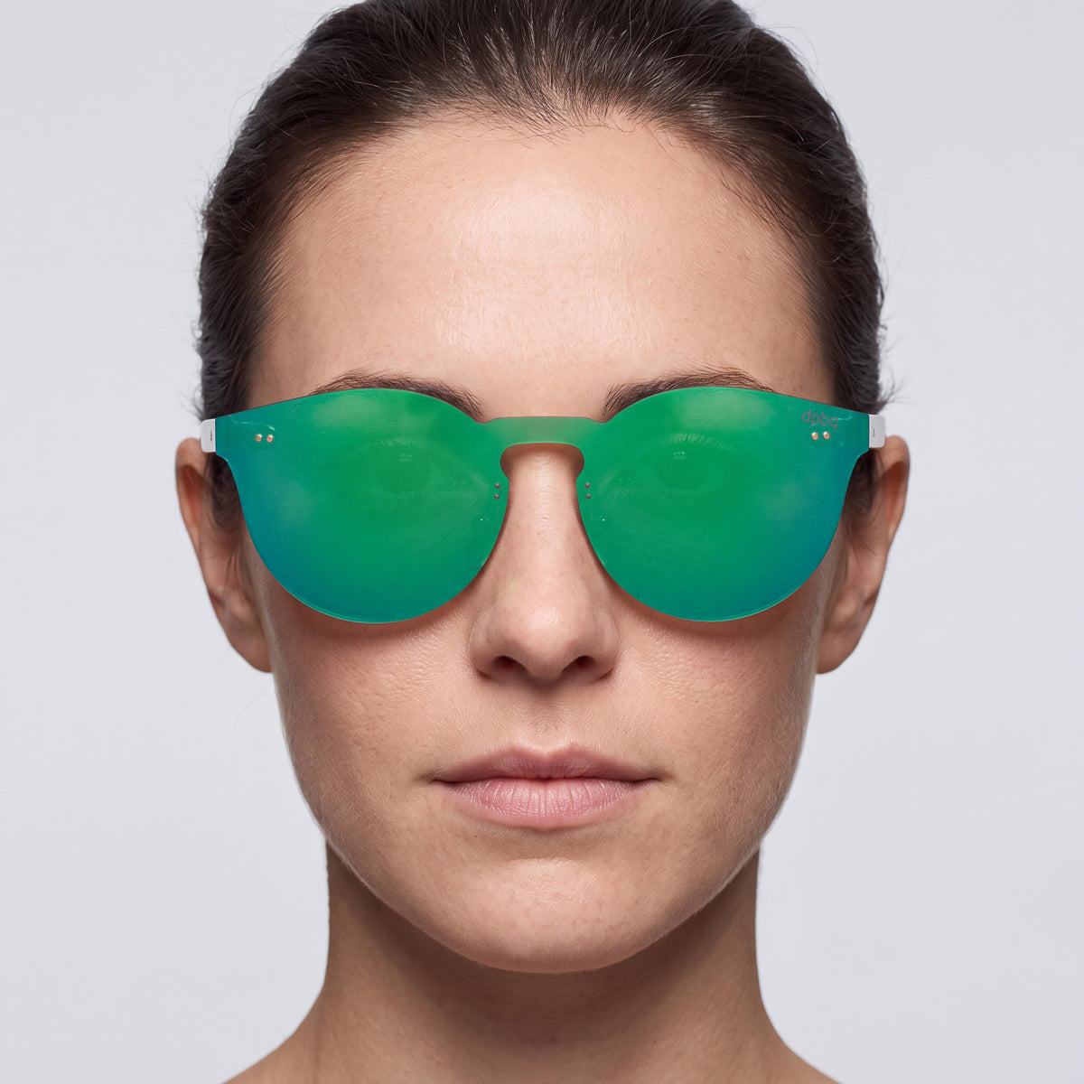 Gafas de mujer Glam DP69, montura de compuesto verde, lentes de compuesto transparentes no polarizadas, ancho de lente de 60 mm, Photo 3