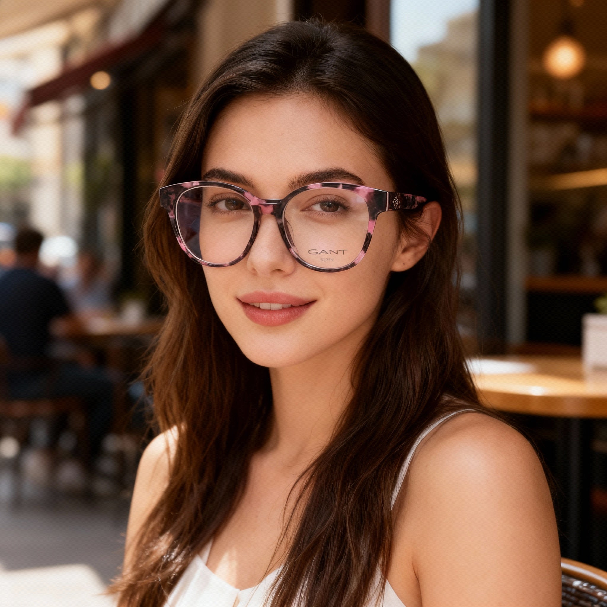 GANT Casual Women's Havana Plastic Eyewear Frames - Lens Width 53mm, Bridge 16mm, Temple Length 140mm, Photo 5