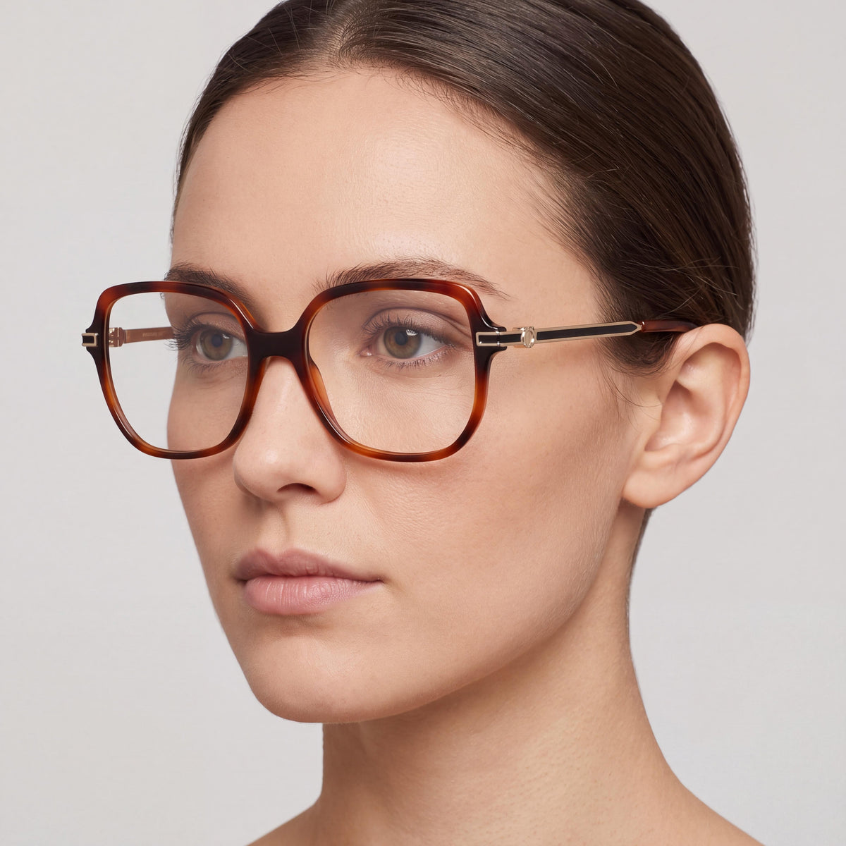 Gafas de acetato carey Ferragamo Sf3012 para mujer con ancho de lente de 53 mm, ancho de puente de 16 mm, largo de patilla de 140 mm, Photo 4