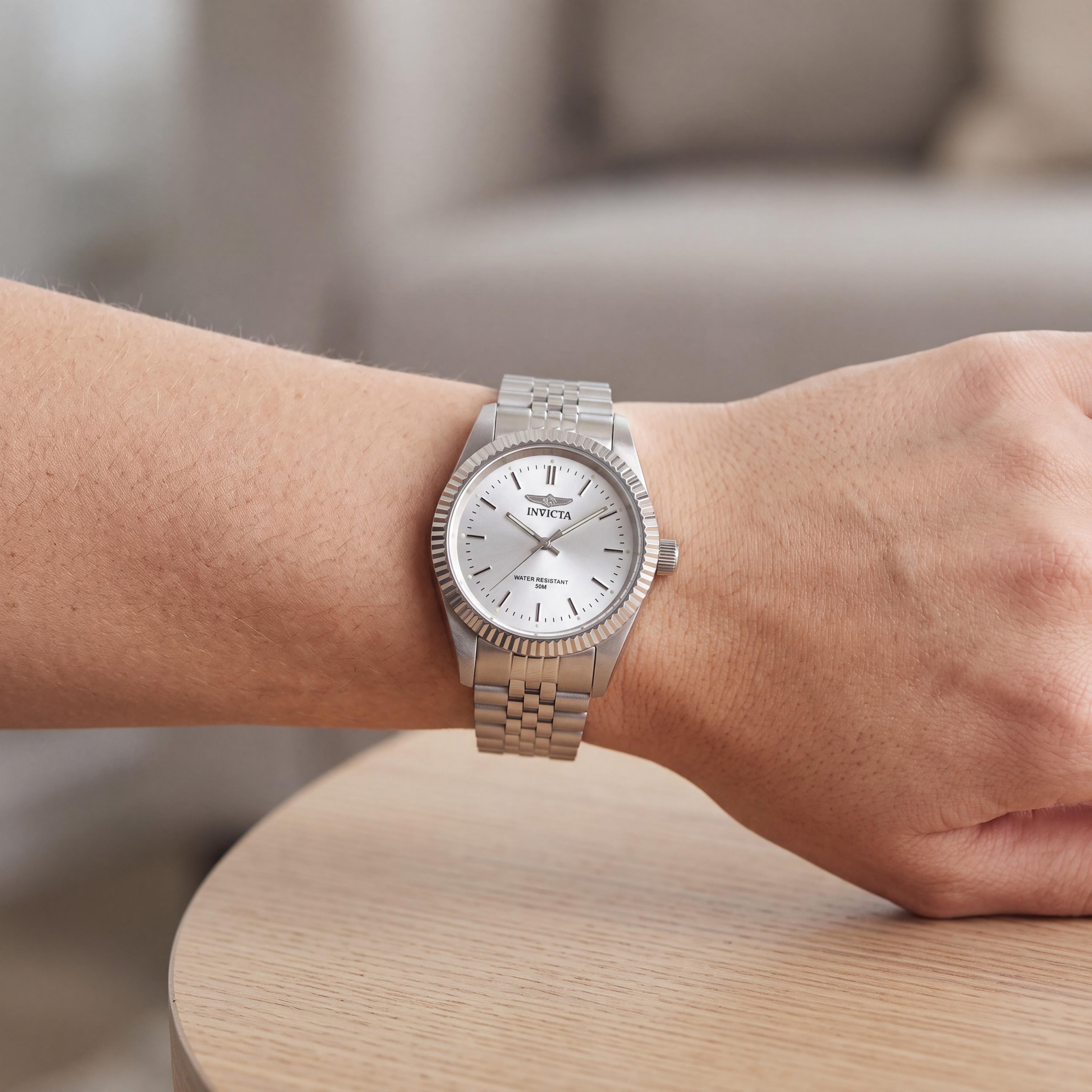 Invicta Specialty Collection Women's Quartz Watch, 36mm Silver Dial Stainless Steel Case, Water Resistant, Photo 3