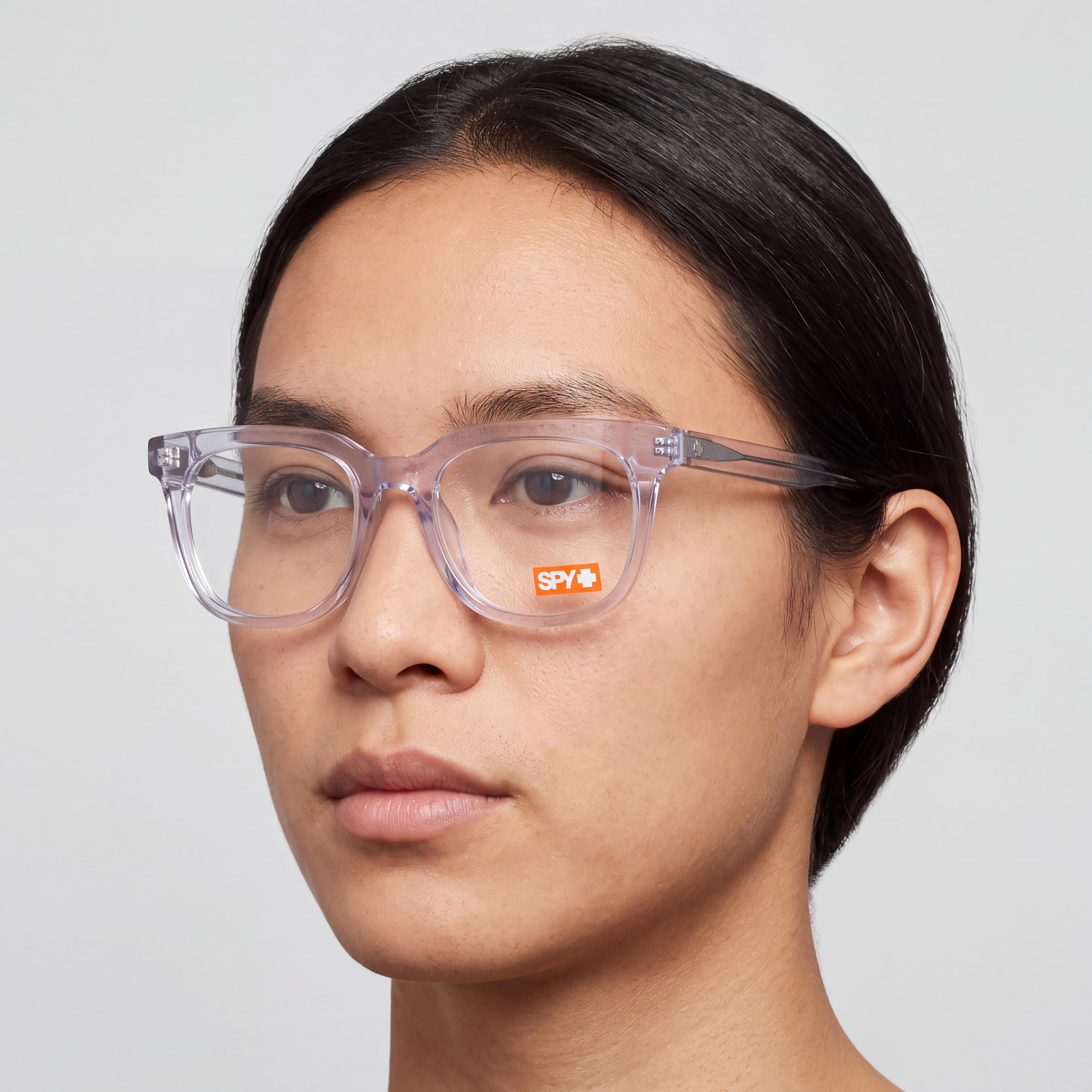 Montura de gafas ópticas Spy Bewilder Optical 53 Crystal unisex multicolor con lentes de demostración transparentes, listas para prescripción, Photo 4