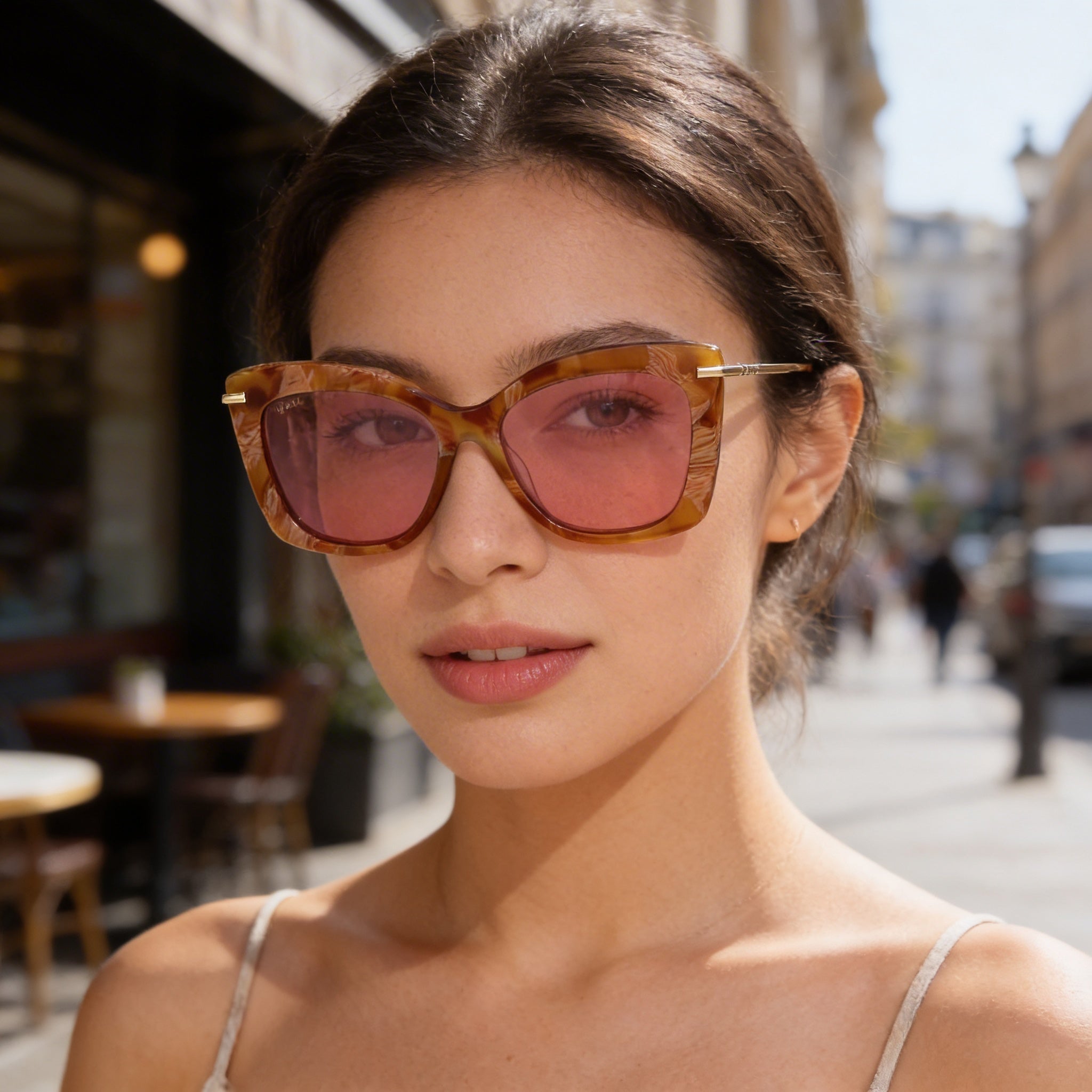 MaxMara Mm0101 Women's Acetate Coloured Havana Eyeglasses 55mm, Photo 4