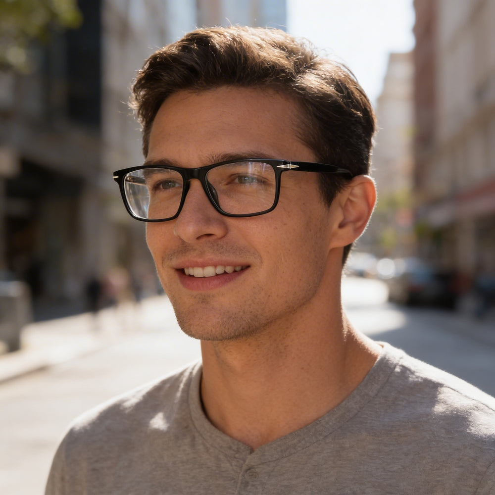 Gafas de sol David Beckham DB 1063 de estilo moderno para hombre, montura de acetato negro, lentes de policarbonato, 57 mm