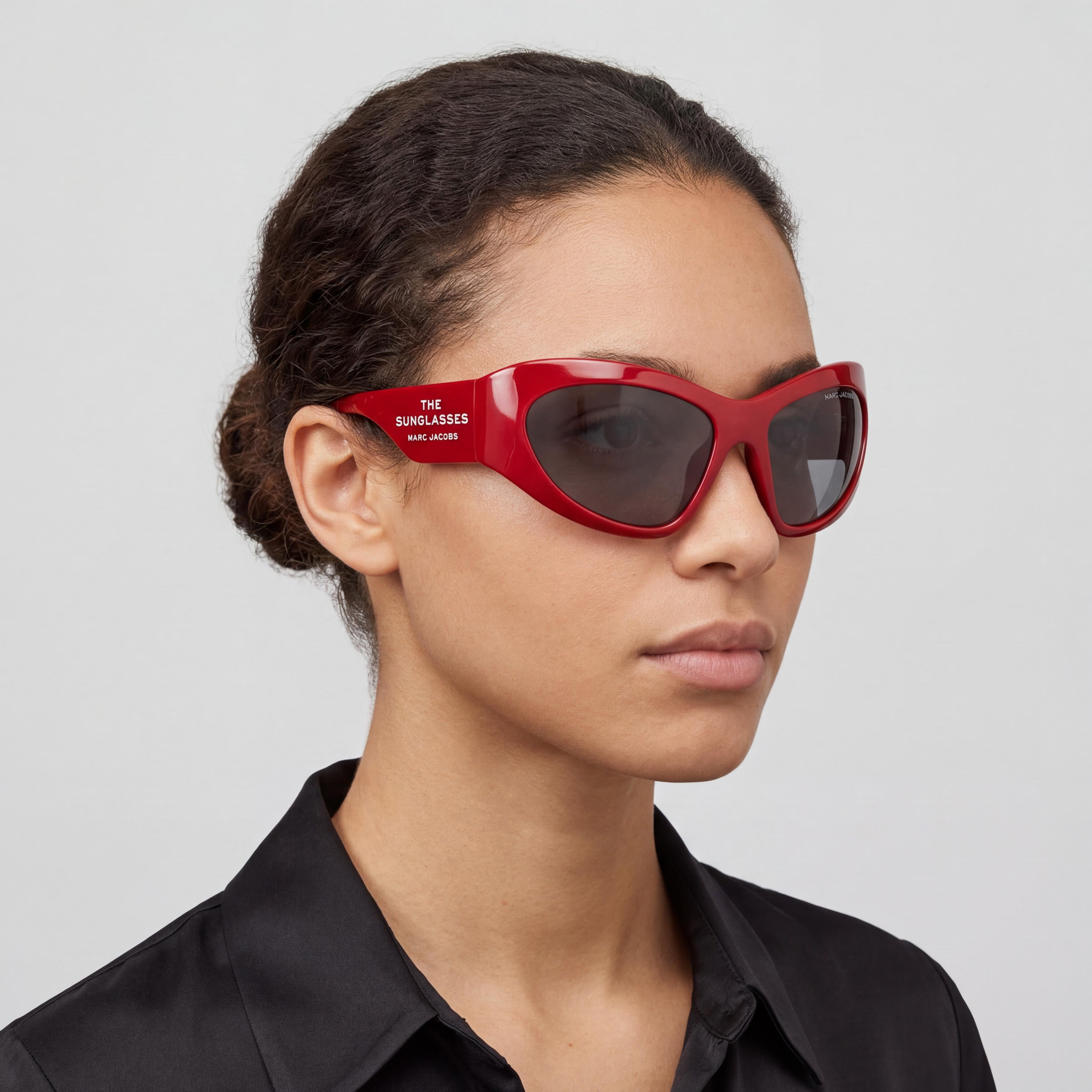 Marc Jacobs Marc 773/S Women's Ivory/Silver Polyamide, Silver Mirror Non-Polarized UV Protected Sunglasses 62mm, Photo 3