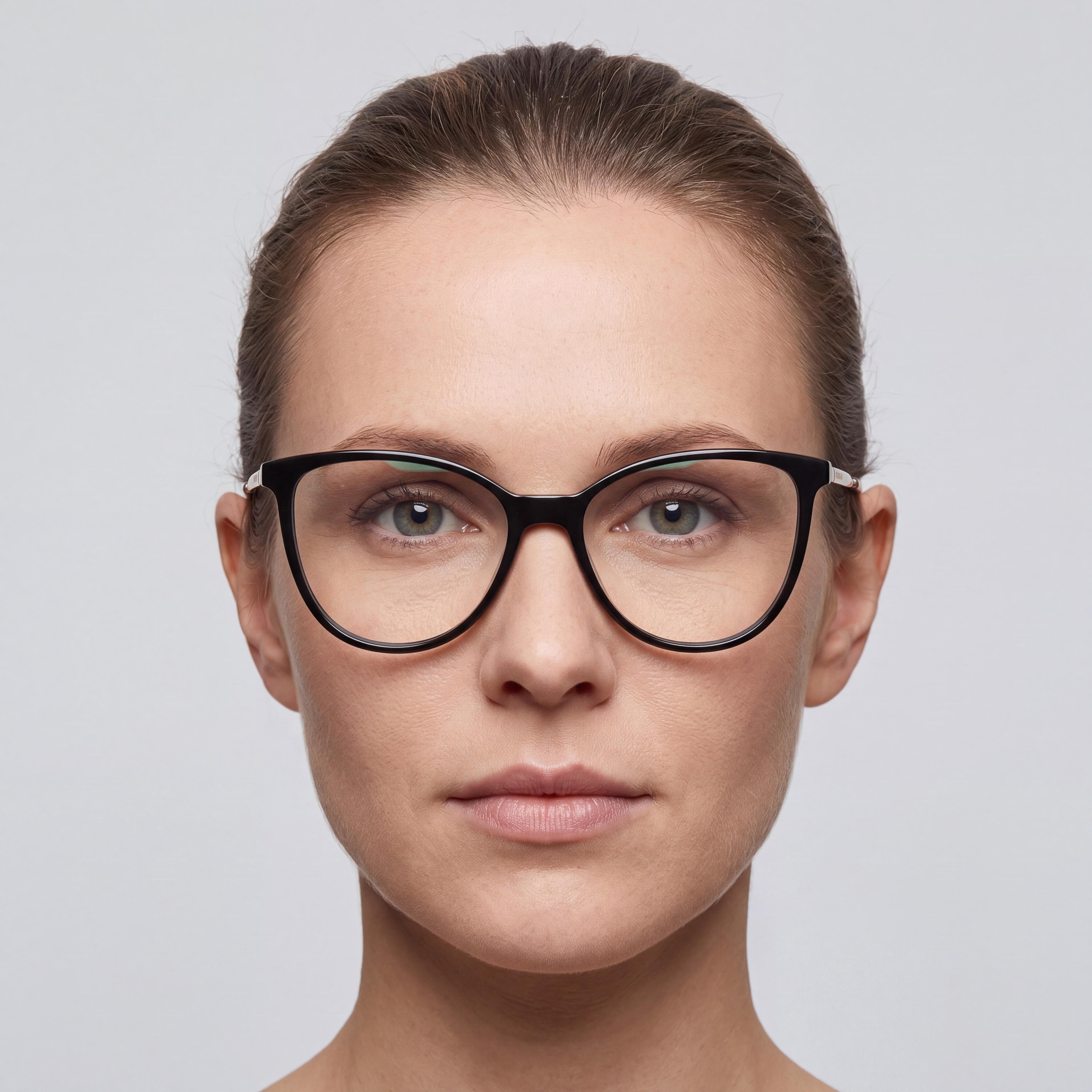 M Missoni Women's MMI 0016 Color Line Collection Cateye Optical Eyeglasses with Black Acetate Frame, 53mm, Photo 4