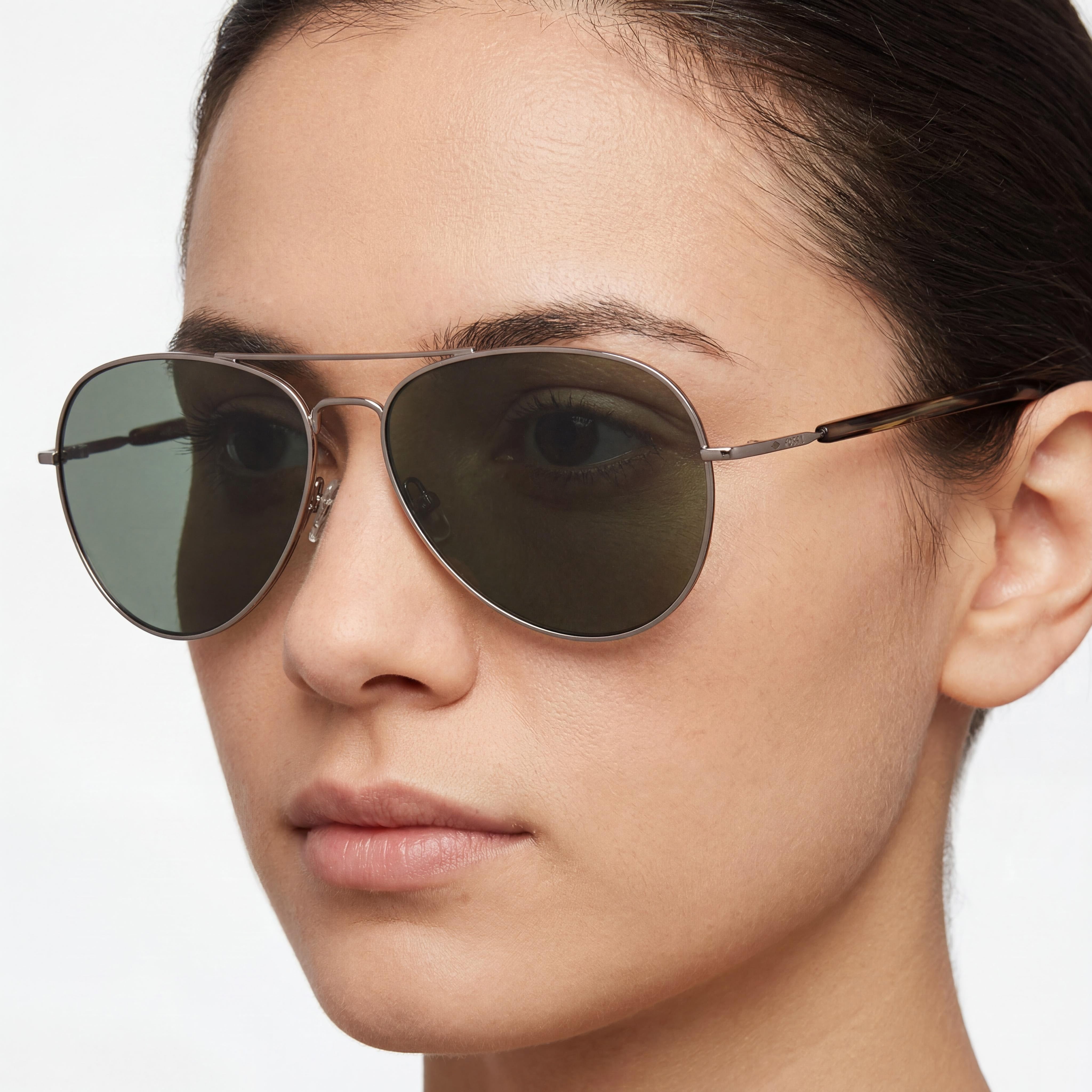 Fossil Unisex Fos 3104/G/S Stainless Steel Ruthenium Non- Sunglasses 61mm, Photo 4