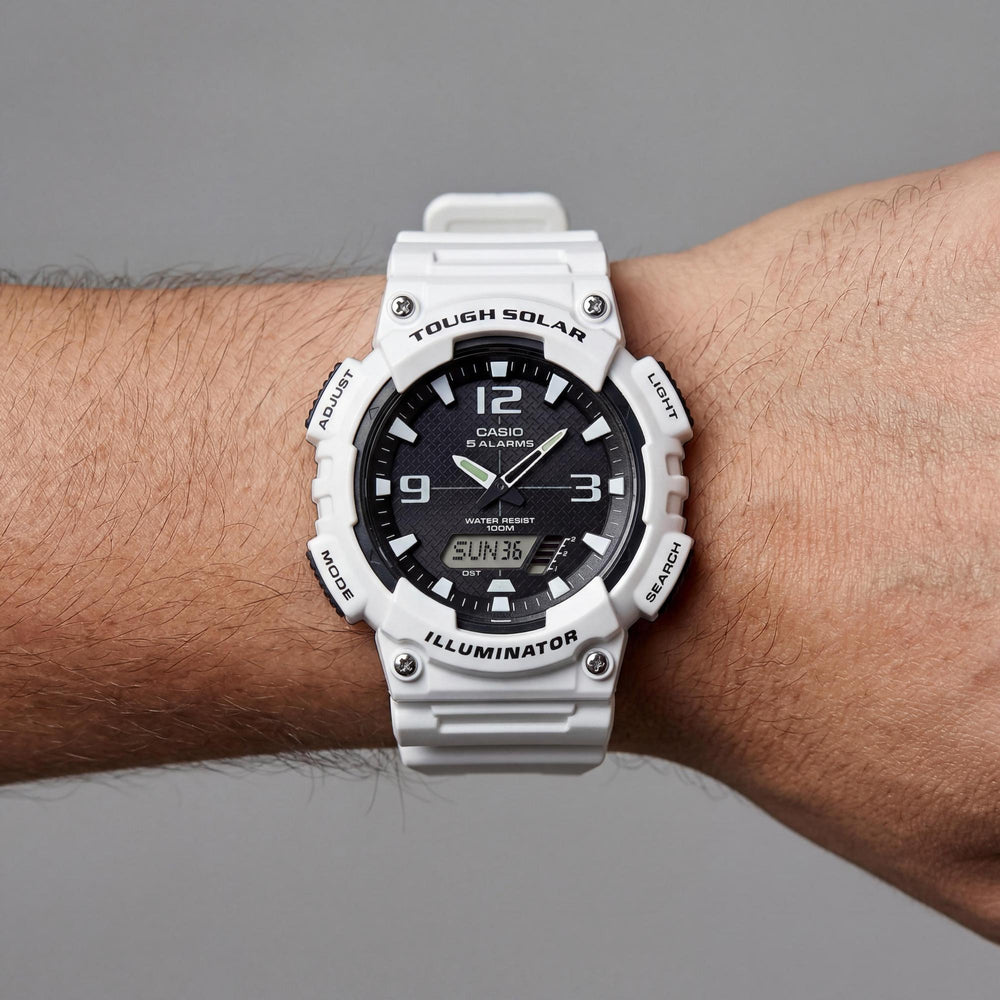 Casio AQ-S810WC-7AV Men's Solar Watch, 46.63mm