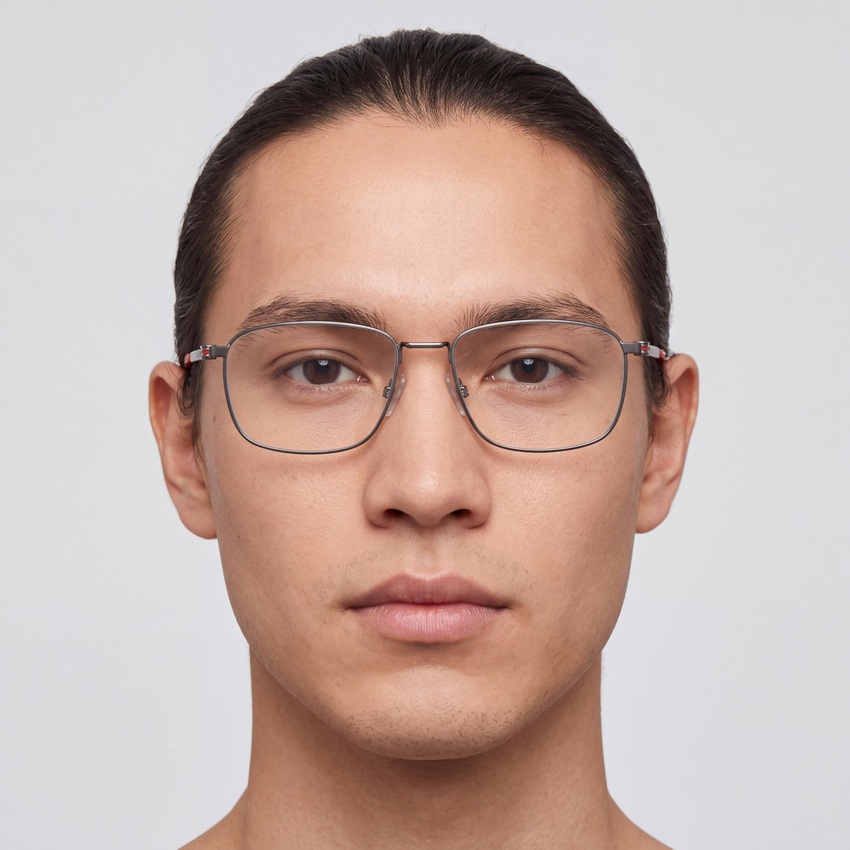 BOSS Audio Systems Modern Unisex Alloy Steel Dark Ruthenium Non- Polycarbonate Lens 56mm Eyewear, Photo 5