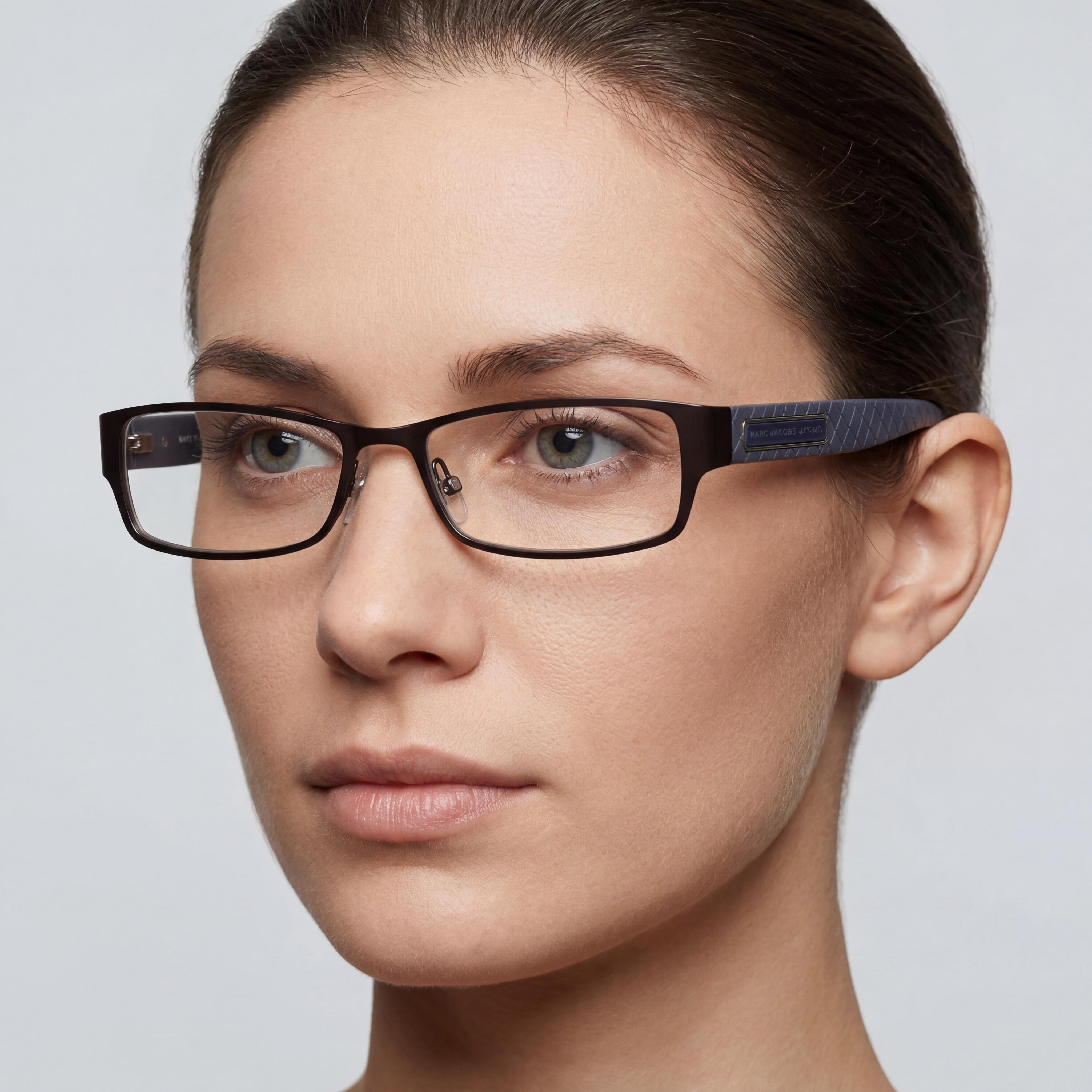 Marc Jacobs 568 Rectangular Women's Metal Matte Violet Prescription Ready Eyeglasses 51mm, Photo 4