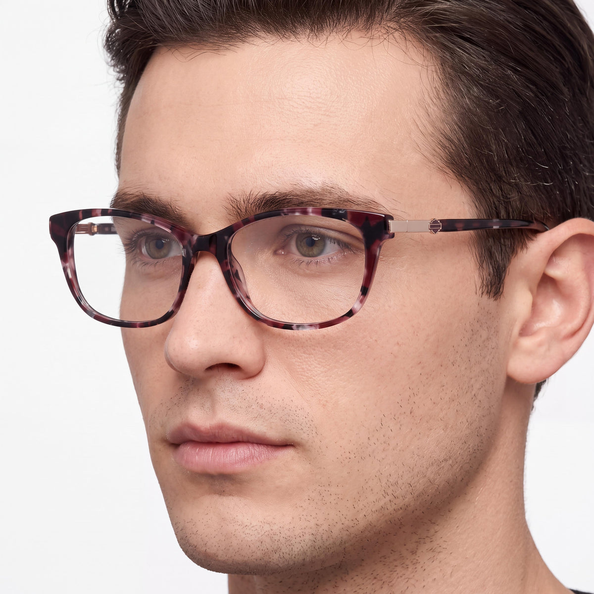 Monturas de gafas ópticas marrones Harley-Davidson para hombre, longitud de la patilla 140 mm, Photo 4