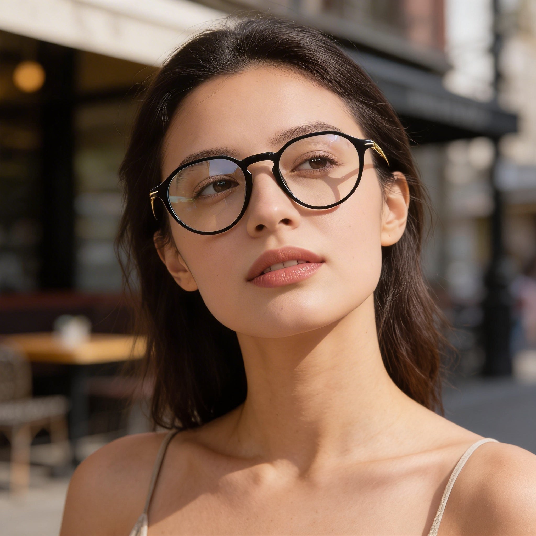 David Beckham DB 1105 Unisex Acetate Non-Polarized Black Gold Blue Filter Eyewear Frame 49mm, Photo 5