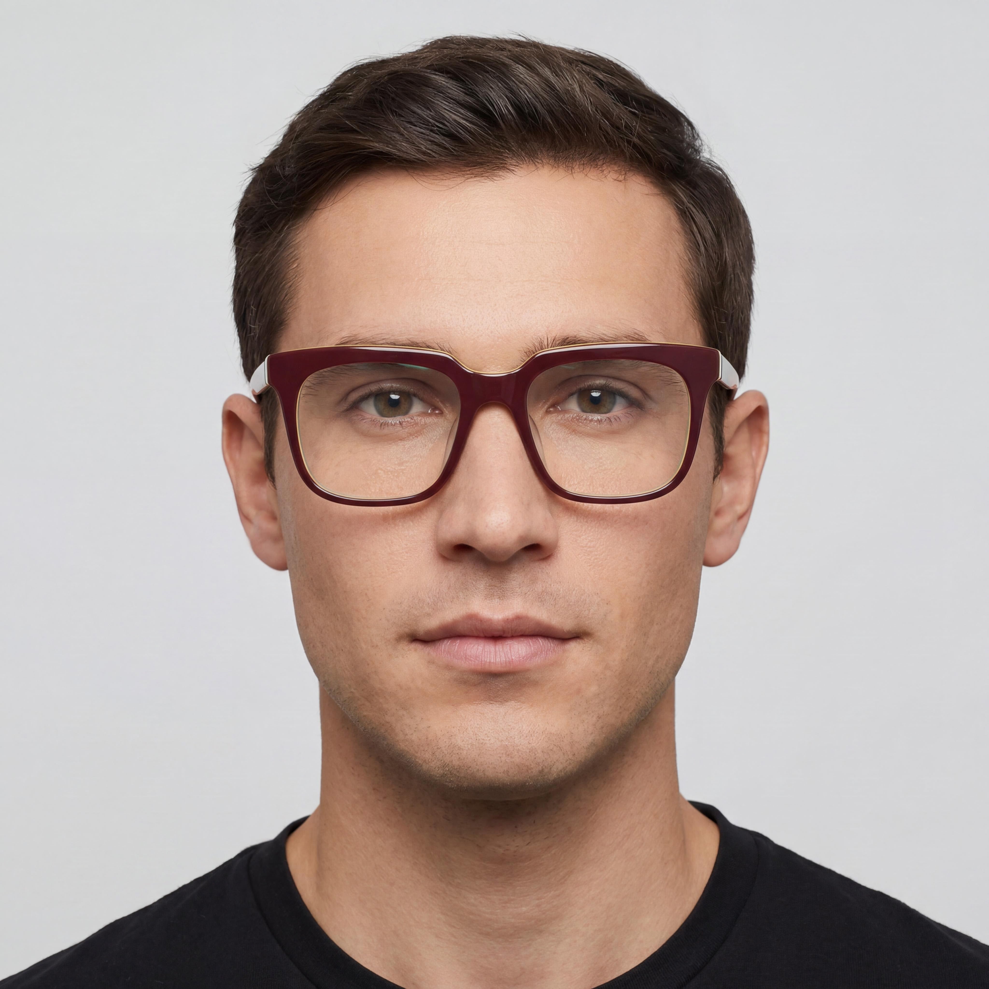Nike 7167lb Men's Brown Metal Frame, Polarized Clear Polycarbonate Lenses, Lens Width 52mm, Bridge 19mm, Temple 145mm, Photo 4