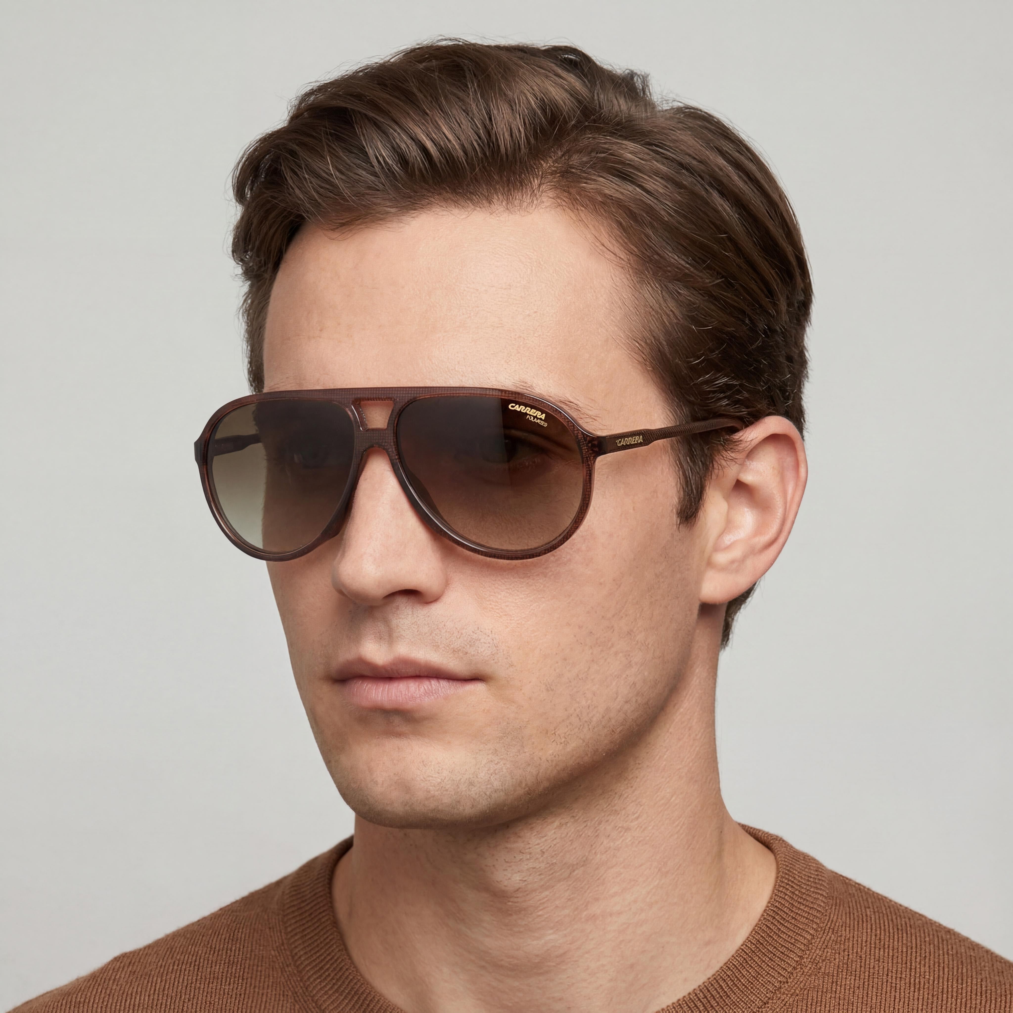Carrera CA237S-009Q-HA Brown Aviator Gradient Sunglasses for Men, Photo 5