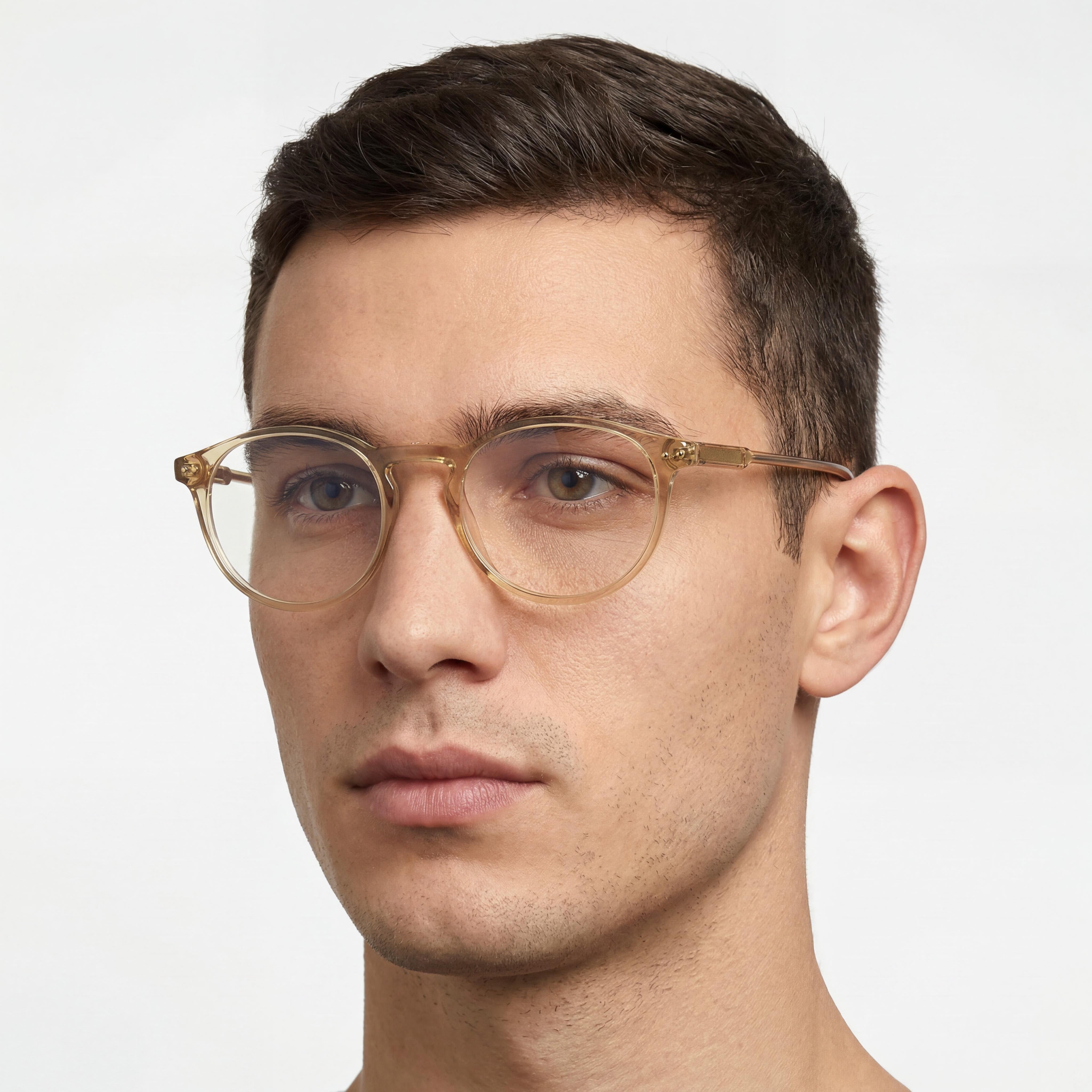 Gafas Carrera 2026t unisex con montura de plástico en color champán, lentes de 51 mm, puente de 19 mm y patillas de 145 mm, Photo 3