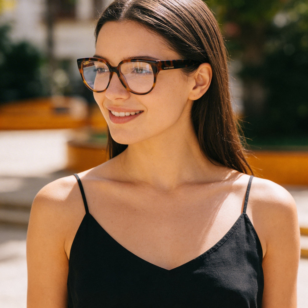Victoria Beckham Modern Unisex Acetate Non-polarised Sunglasses Havana Caramel 55mm