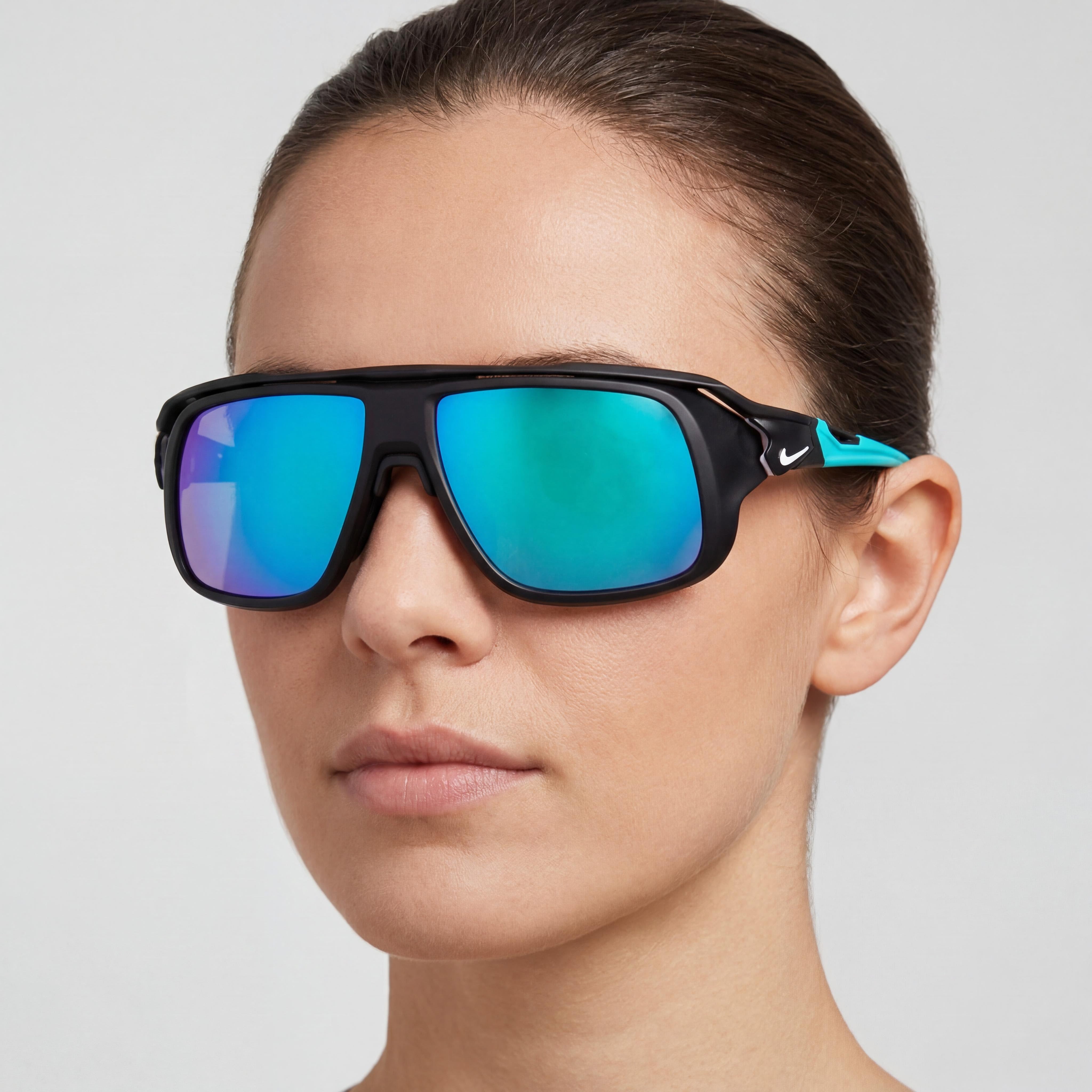 Gafas de sol Nike Flyfree Soar Ev24001 para mujer, acero inoxidable negro mate, lentes intercambiables, 100% UVA/UVB, 59 mm, Photo 5