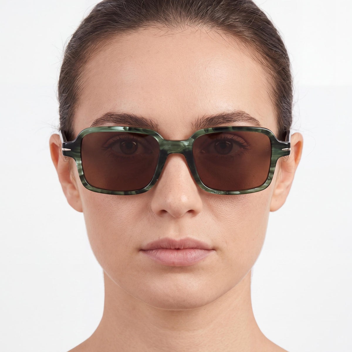 Gafas Beckham Modern DB 1179/S para mujer, color verde tipo cuerno, puente de 19 mm, longitud de varilla de 140 mm, Photo 4