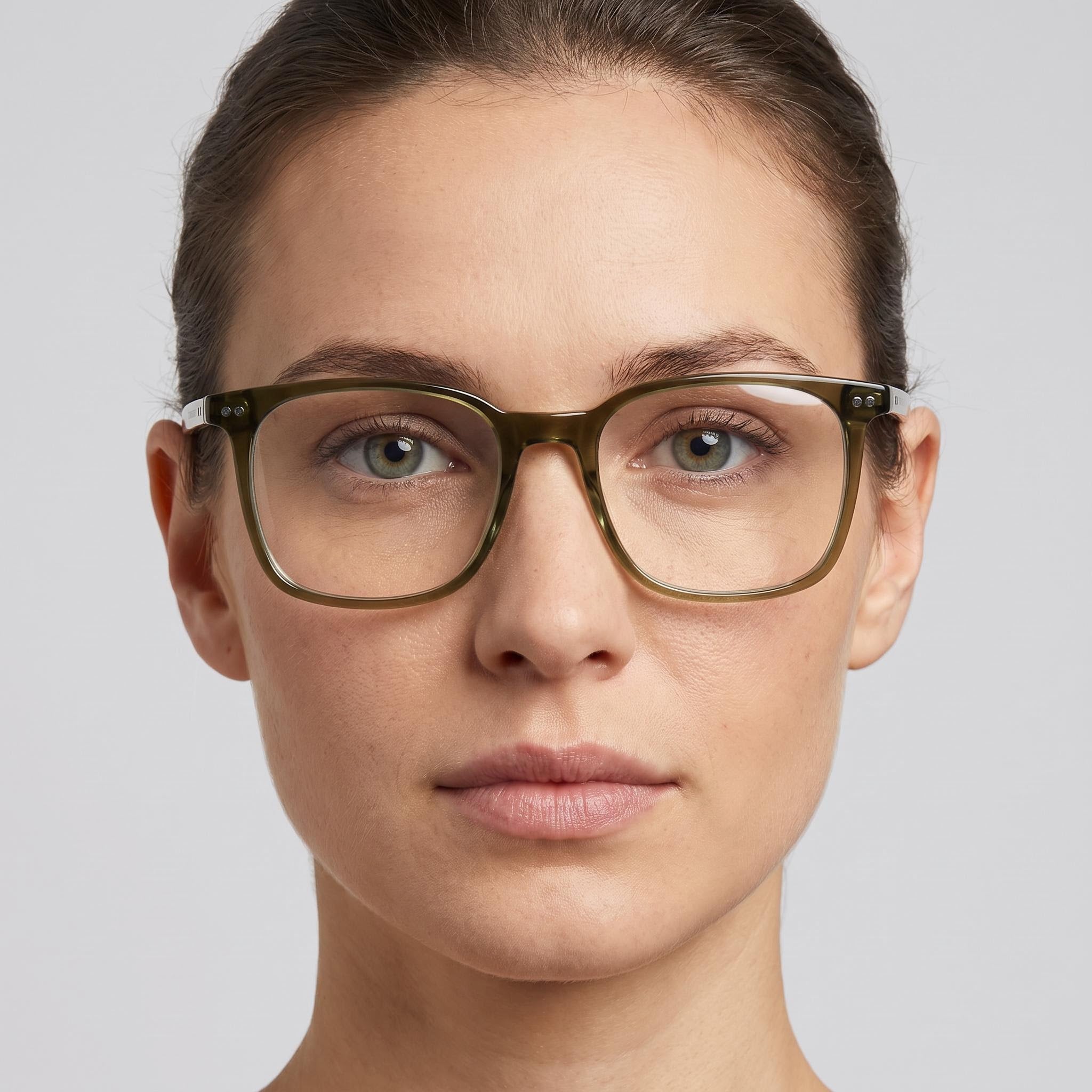 Tommy Hilfiger TH 1942 Modern Women's Khaki Sunglasses with Acetate Frame and Polycarbonate Lenses, 52mm, Photo 5