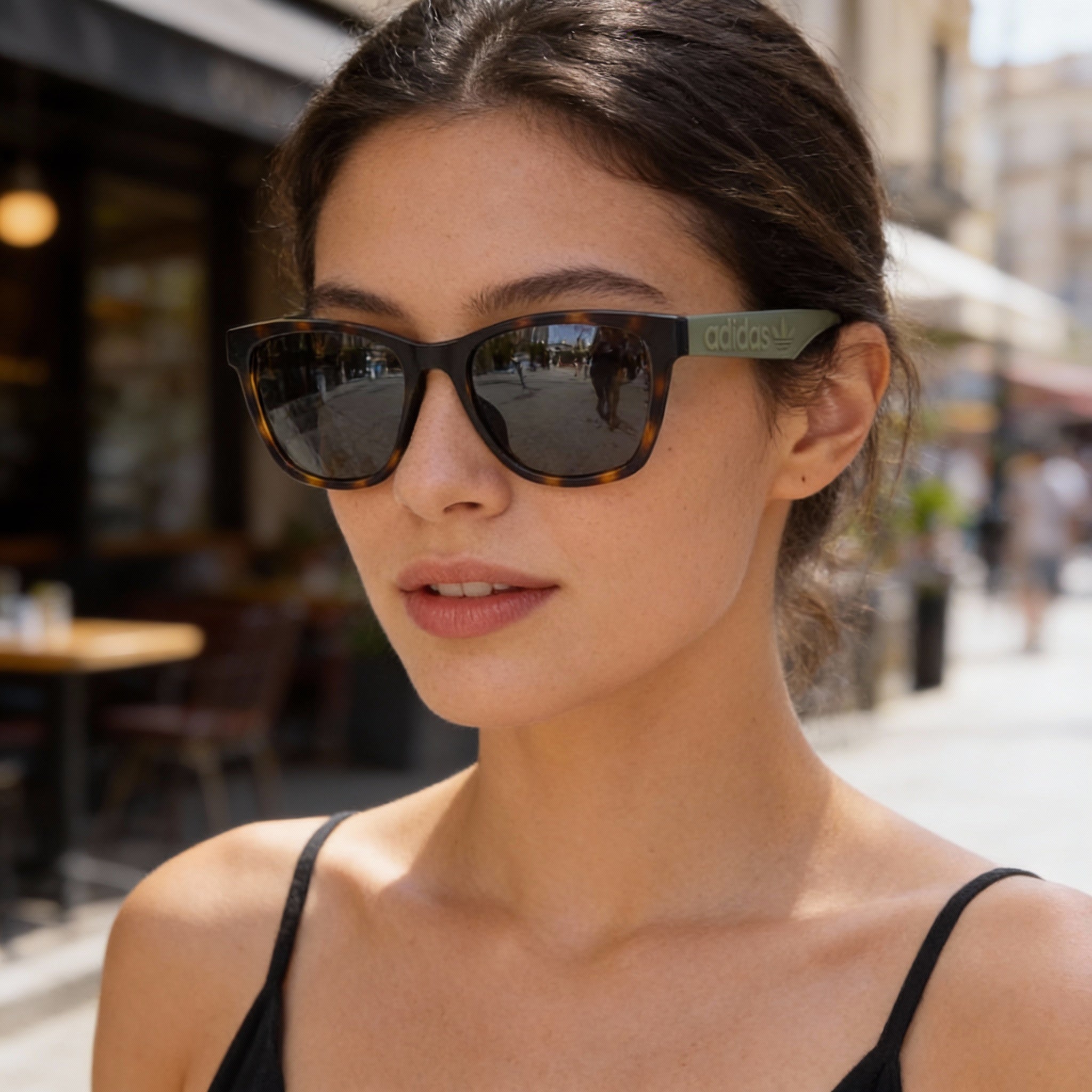 Adidas Modern Navigator Unisex Injected Sunglasses Dark Havana 54mm UV Protected, Photo 5