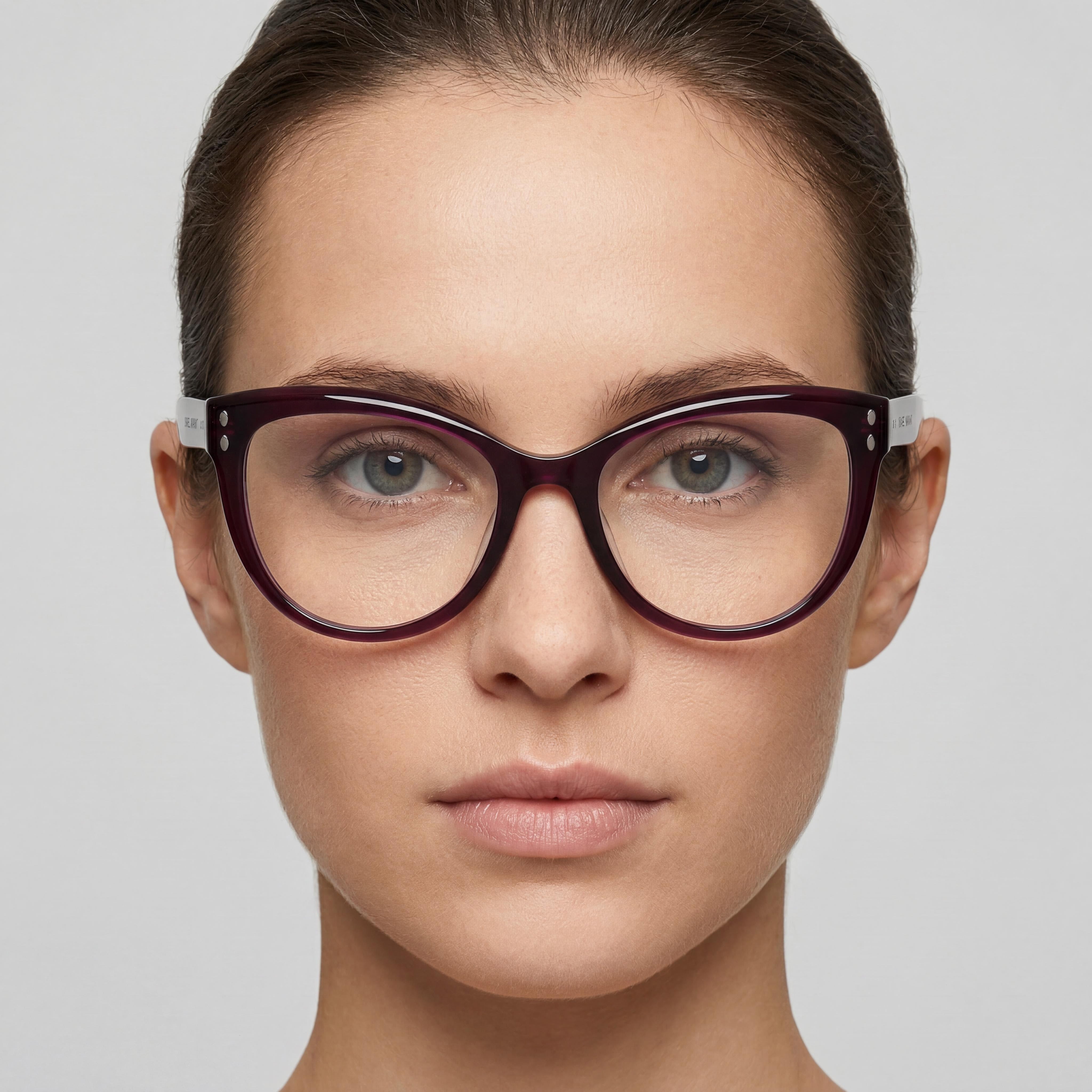 Gafas de sol Isabel Marant Modern IM 0089/G para mujer, de acetato color ciruela, 53 mm, Photo 4