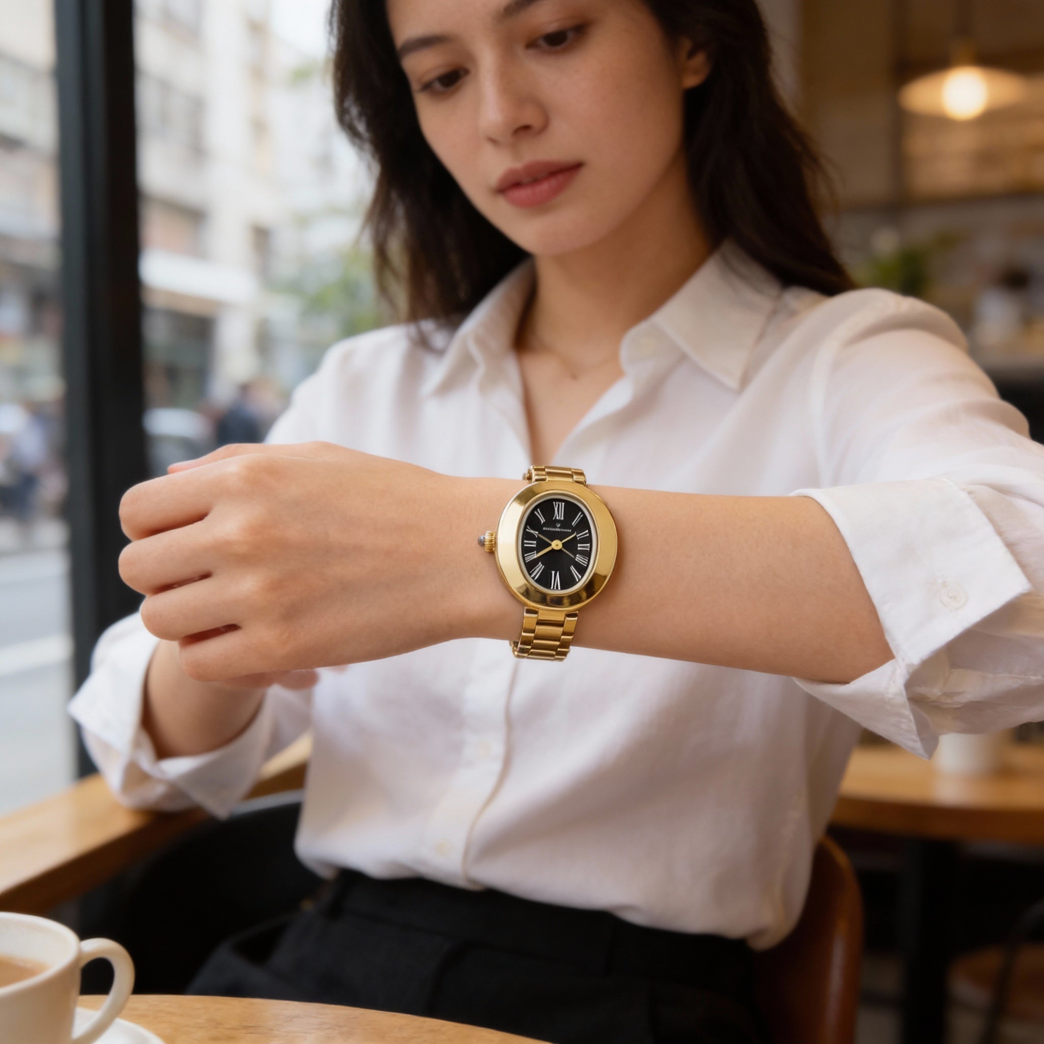 Reloj de cuarzo para mujer Anora CV4335 de Christian Van Sant con caja y pulsera de acero inoxidable negro y resistente al agua hasta 30 m., Photo 4