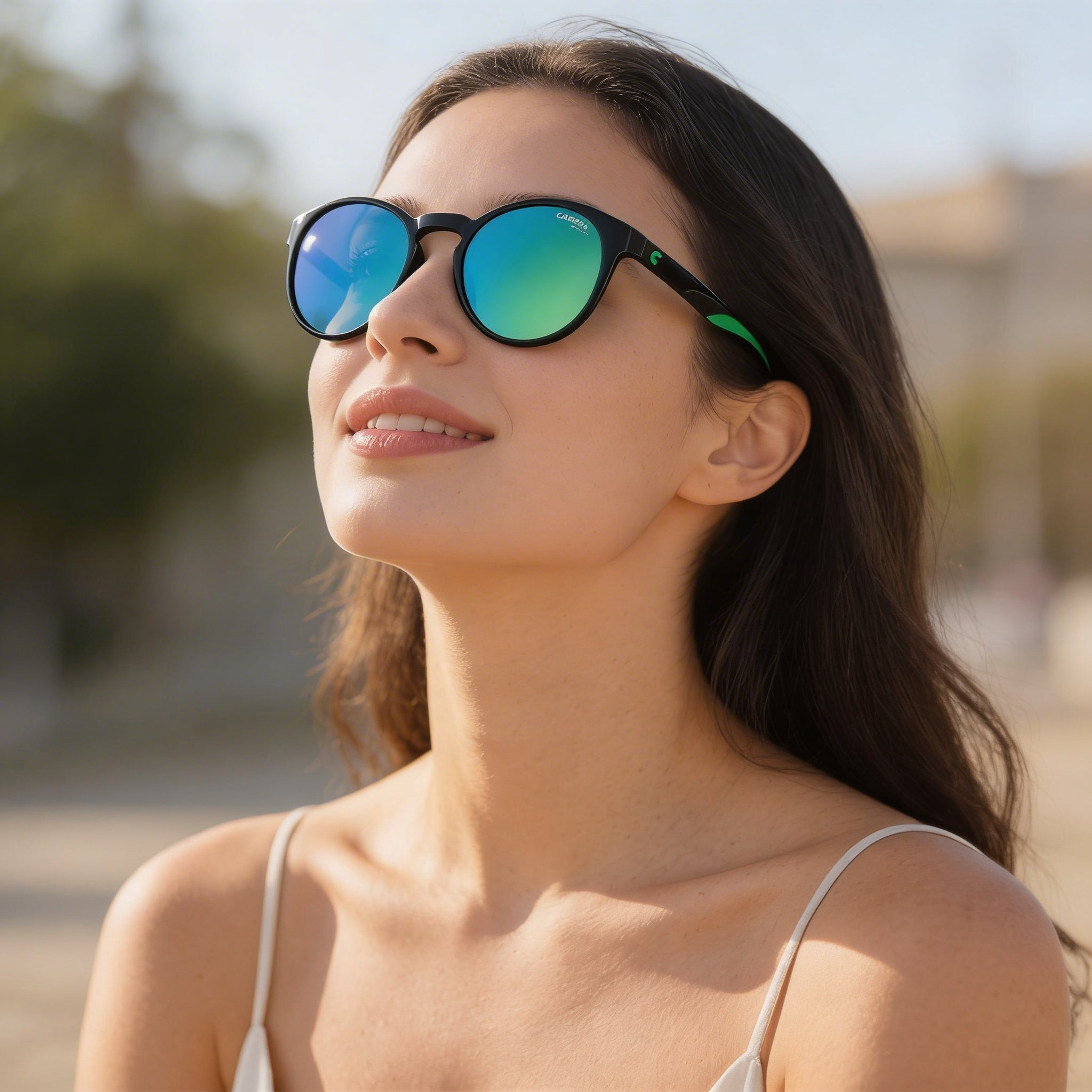 Gafas de sol unisex Carrera 8056/S, color negro y verde, con inyección de propionato, no polarizadas, 100 % protección UV, lente de 51 mm, Photo 5
