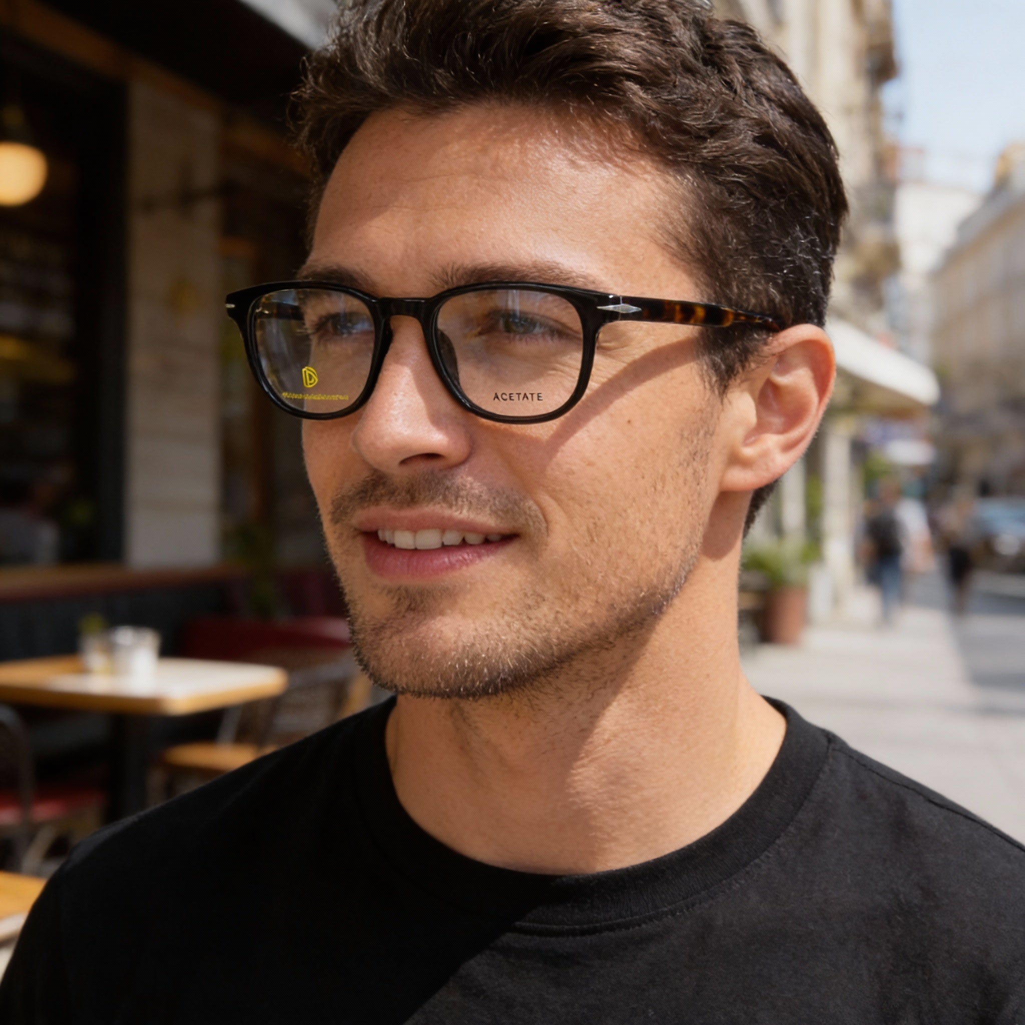 Gafas de sol David Beckham DB 1123 para hombre, estilo casual, de plástico, color negro, estilo Havana, 50 mm, Photo 4