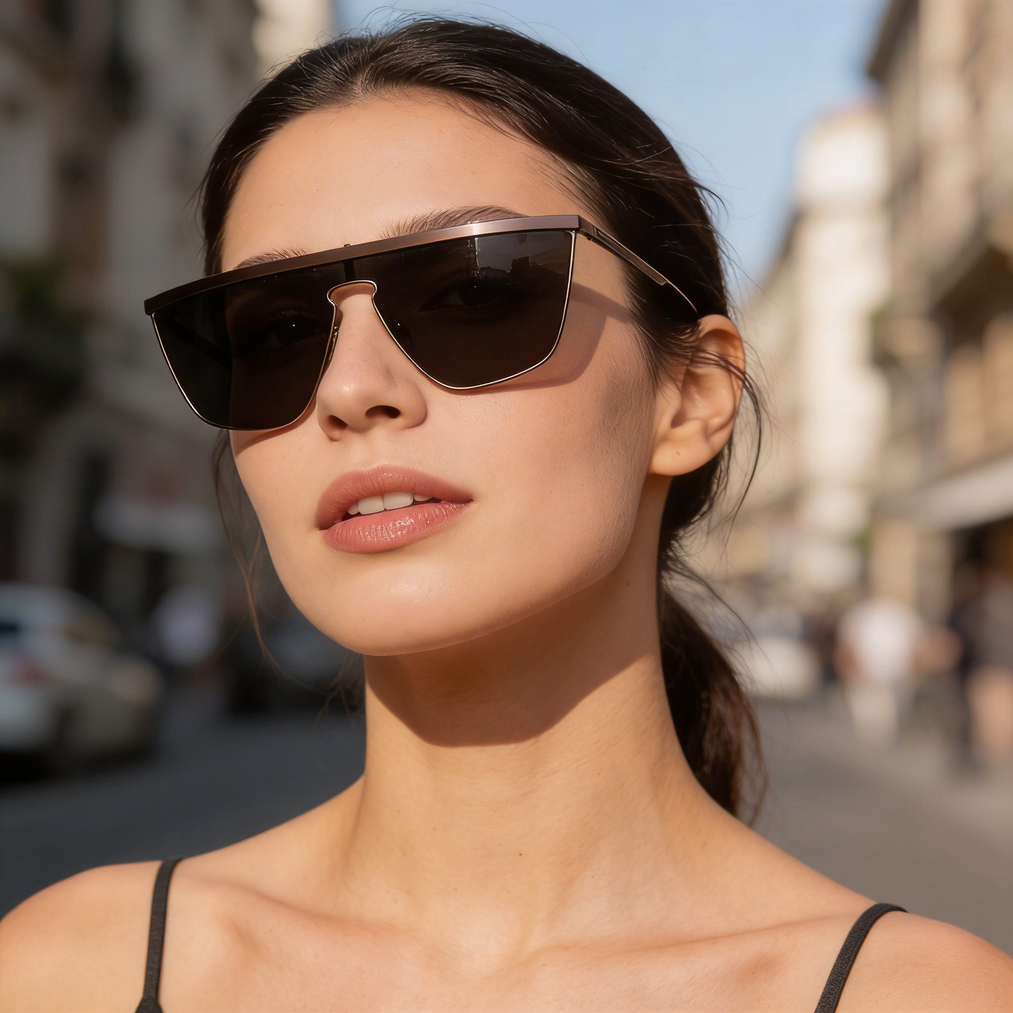 Gafas de Sol para Mujer Victoria Beckham Vb245s en Color de Montura Rutenio Oscuro/Gris, Ancho de Lente 59mm, Puente 20mm, Patilla 140mm, Photo 4