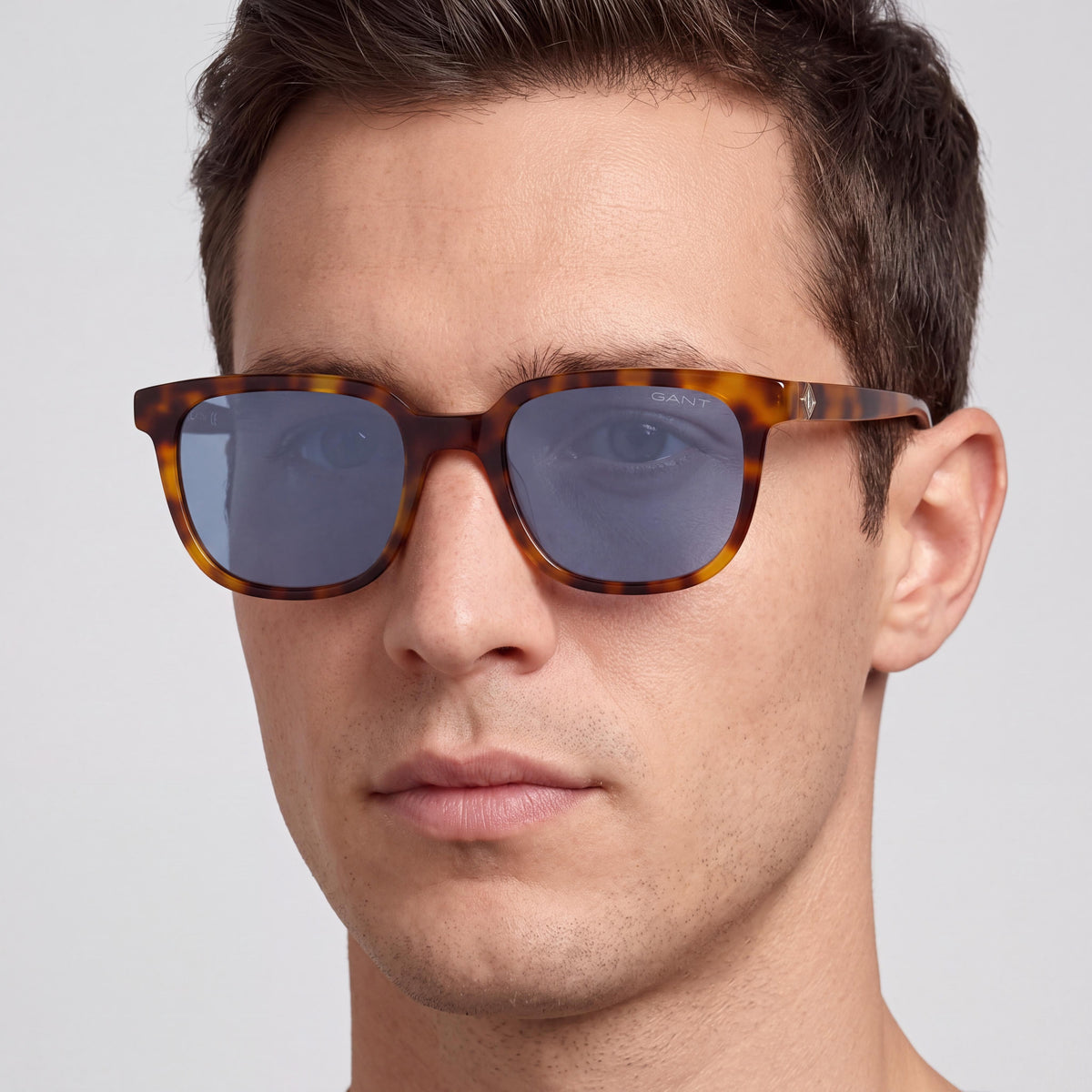 GANT Men's Modern Plastic UV Protection Sunglasses Brown Blue 43.5mm, Photo 4