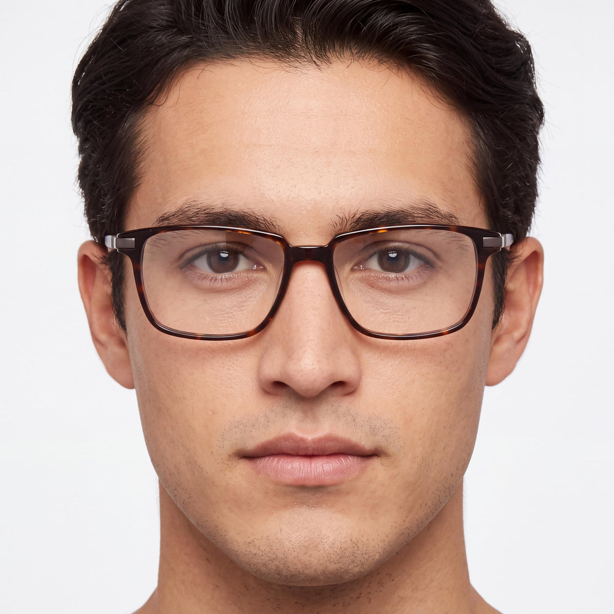 Gafas graduadas unisex Spy Major 57 con montura de plástico, color carey oscuro y bronce plomo mate, lentes personalizables no polarizadas de 57 mm, Photo 4