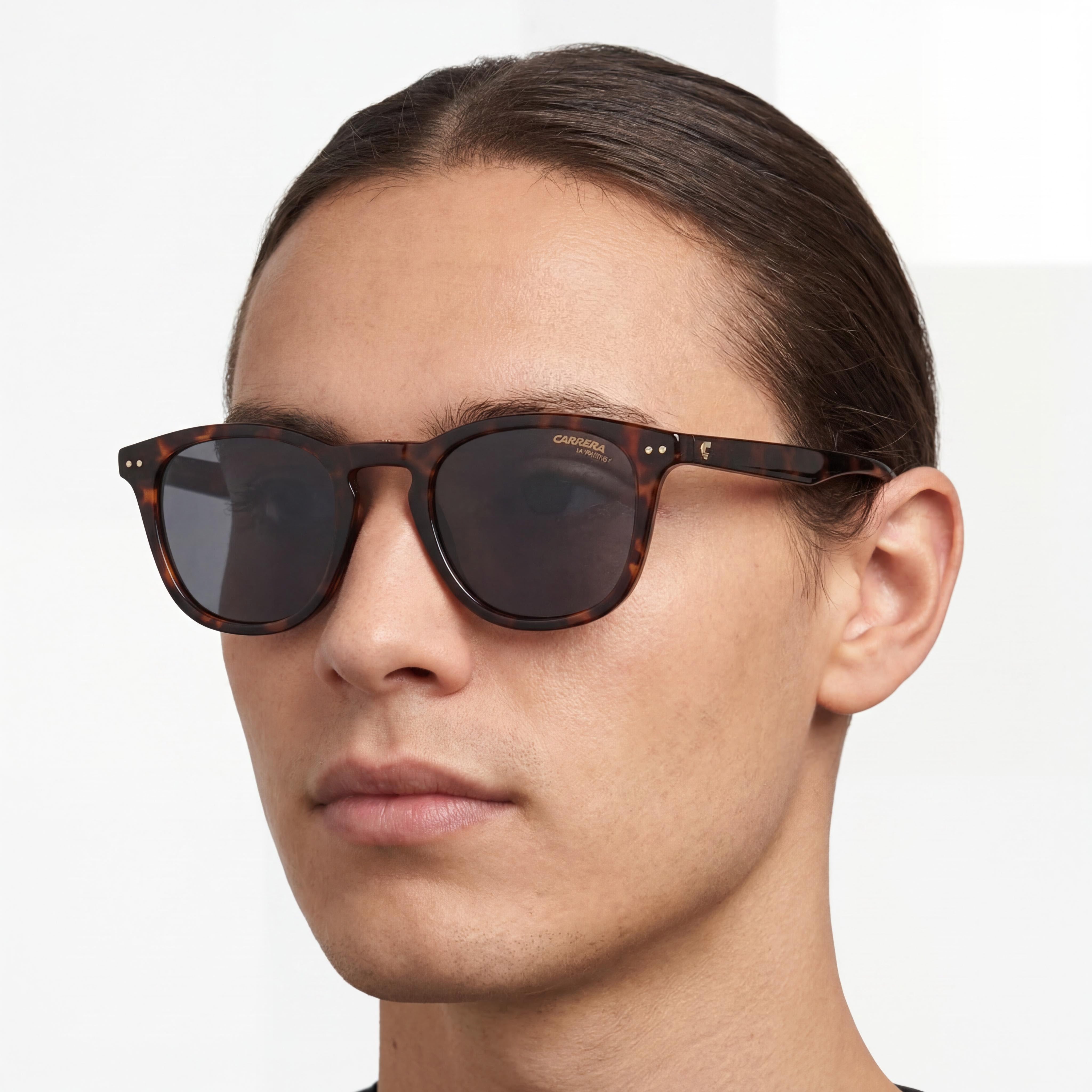 Gafas de sol Carrera Classic 2032T/S unisex para niños, de policarbonato propionato color Havana, con protección UV, 48 mm, Photo 5