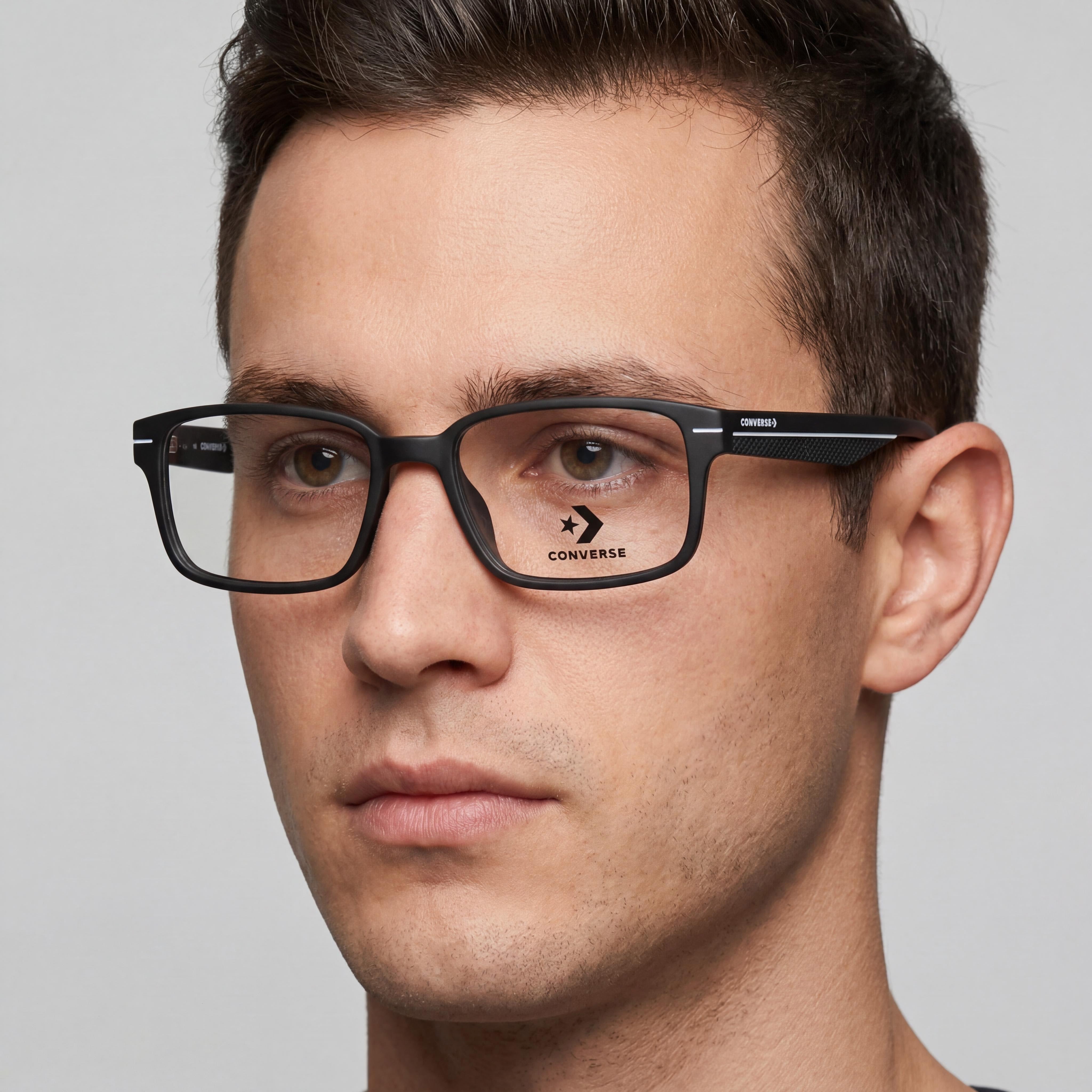 CONVERSE ALL STAR CV5009 Casual Unisex Injected Frame Eyewear with Matte Black Polycarbonate Lenses 52mm, Photo 5