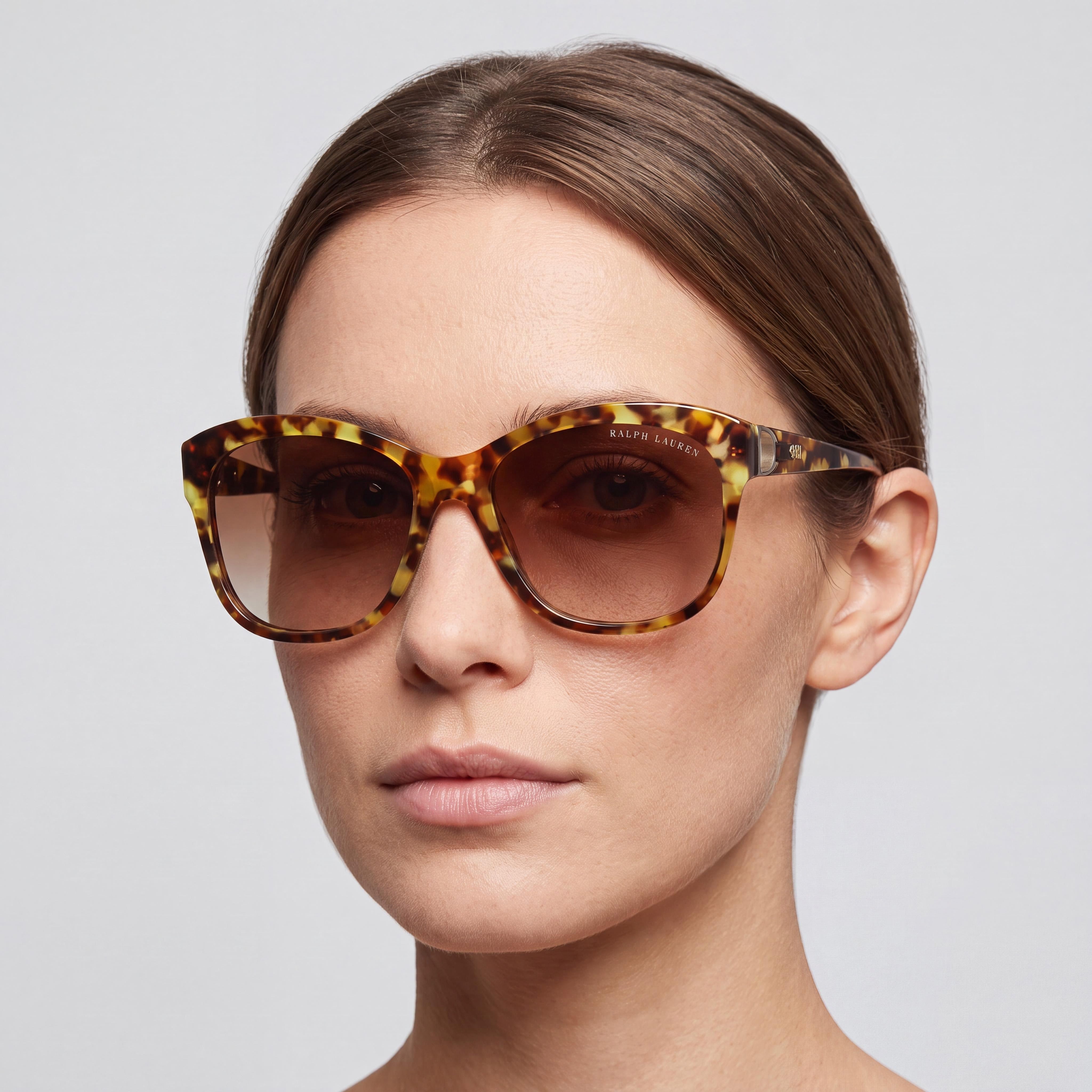 Ralph Lauren Rl 8190q Women's Acetate Havana Gradient Brown Sunglasses 55mm, Photo 5