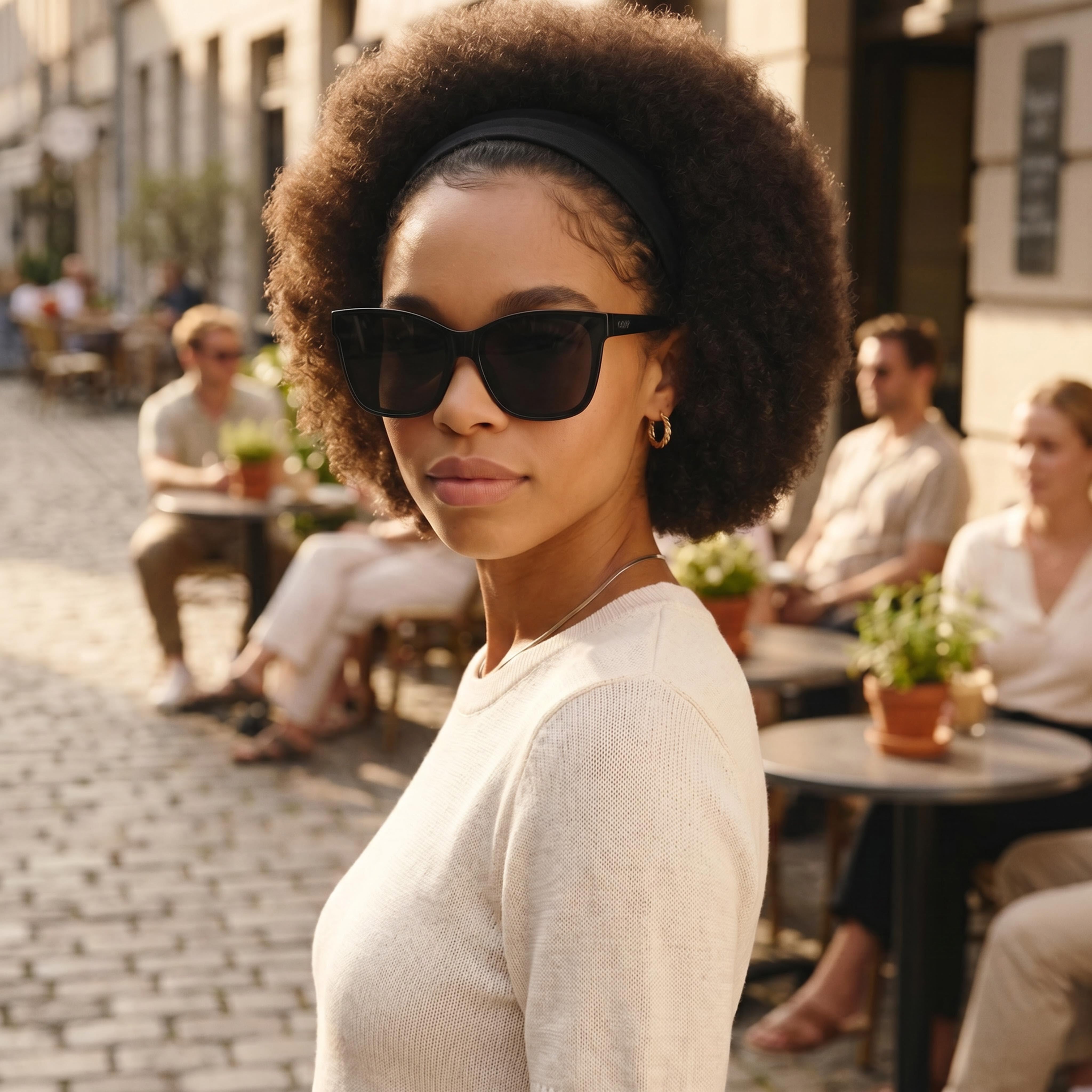 QUAY AUSTRALIA After Party Women's Sunglasses, Black Injection Frame, Oversized Square, UV Protection, 151mm, Photo 5