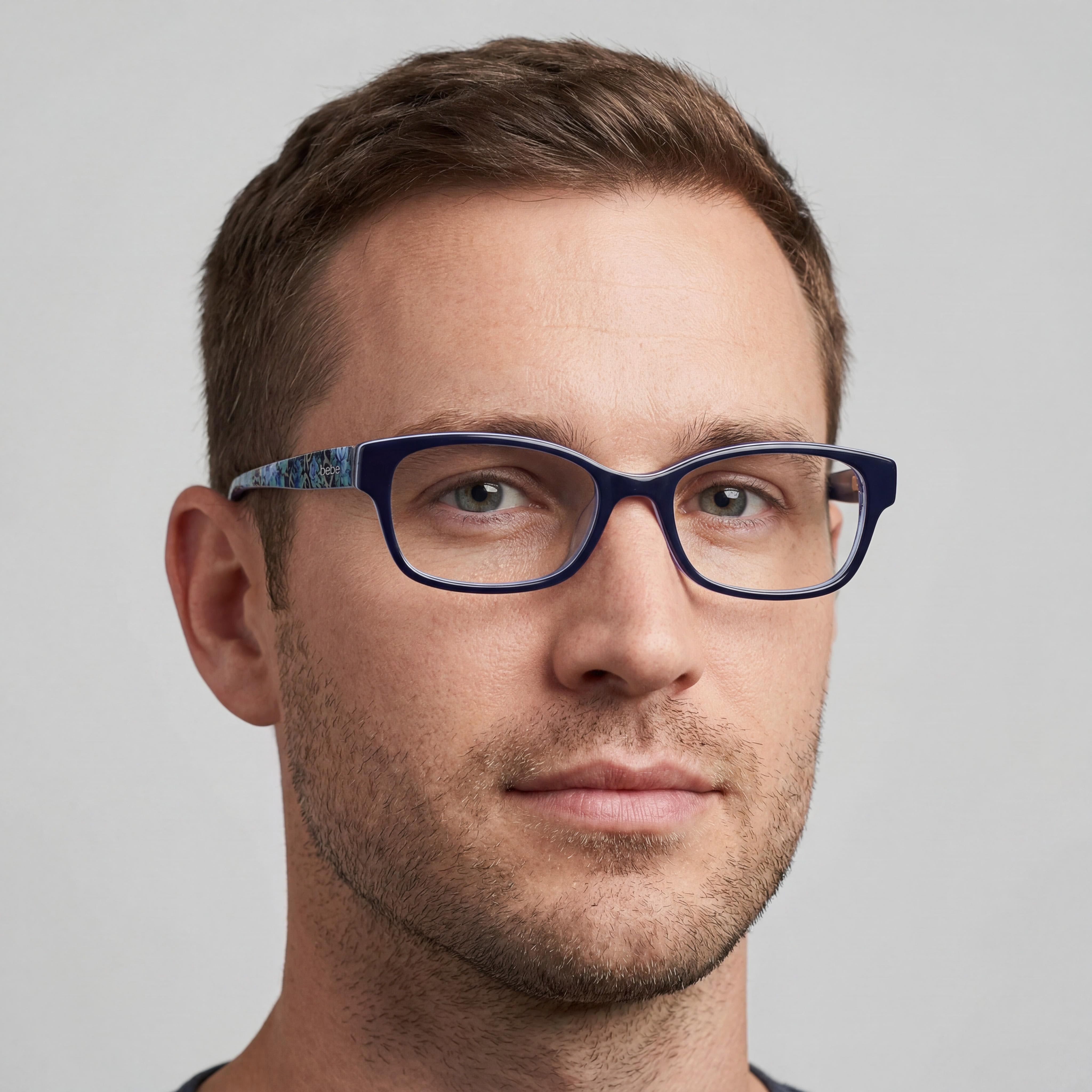 bebe Men's Marine Eyeglasses, Photo 4