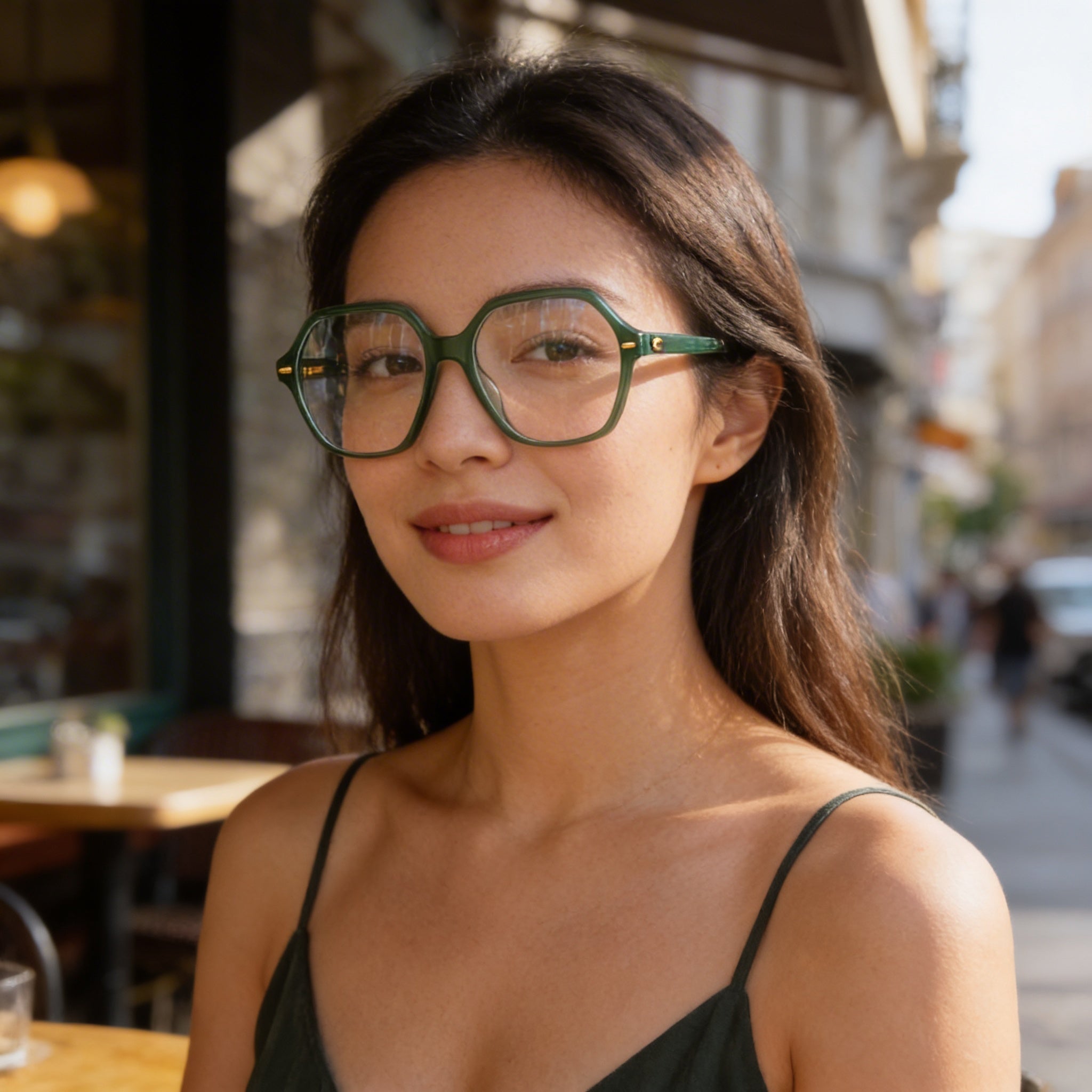 Carrera 3032 Women's Green Acetate Eyeglasses with 54mm Lens, 16mm Bridge, 140mm Temples, Photo 5