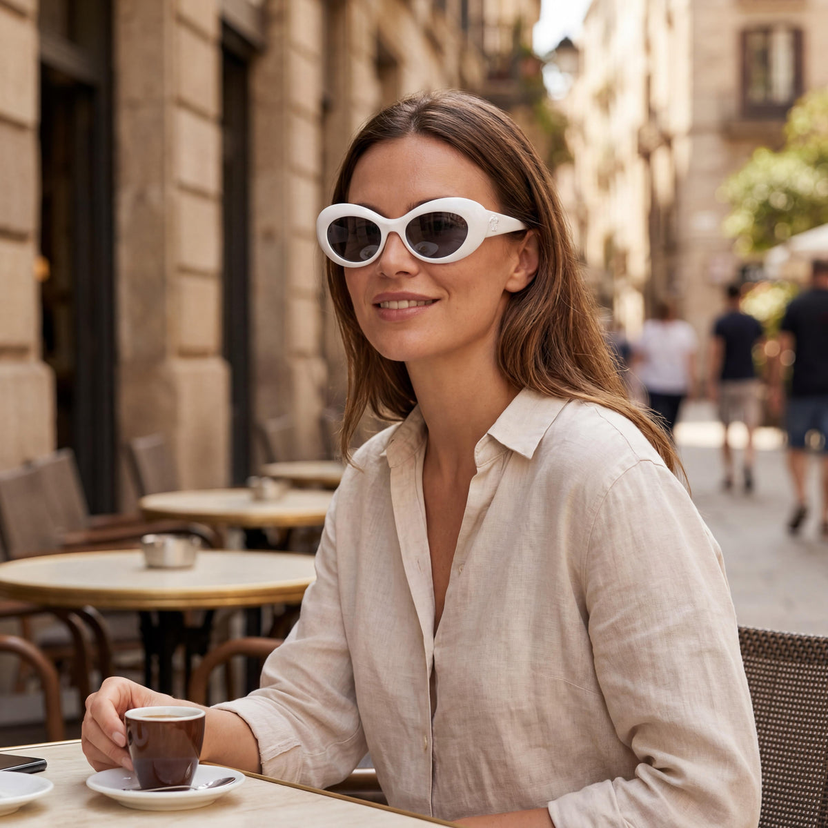 Gafas de sol Versace Ve 4456u para mujer con montura de policarbonato multicolor y lentes grises de 52 mm, Photo 5