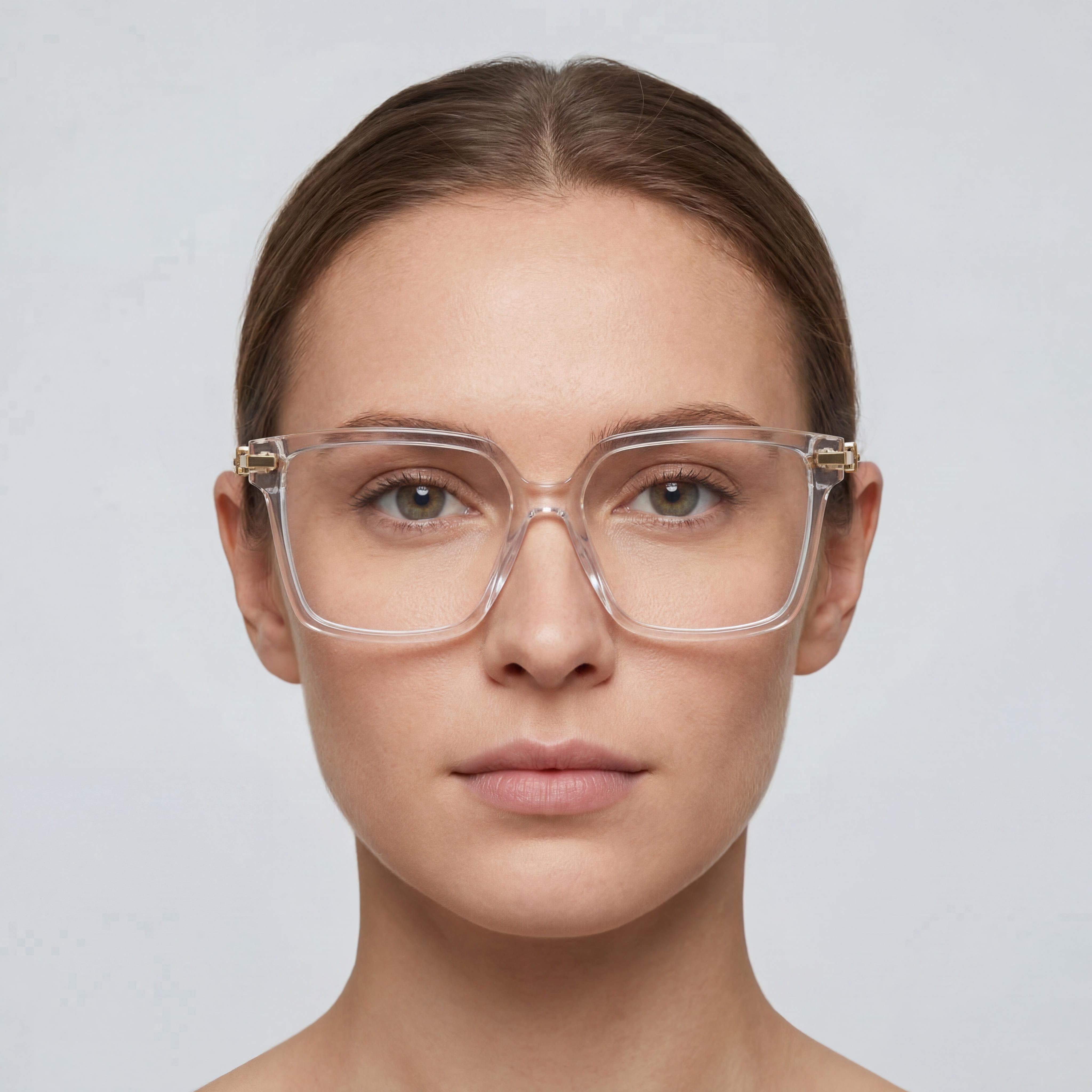 Dolce & Gabbana Dg3397 Women's Eyeglasses featuring a Crystal Acetate Frame and Clear Lenses, Size 56mm, Photo 5