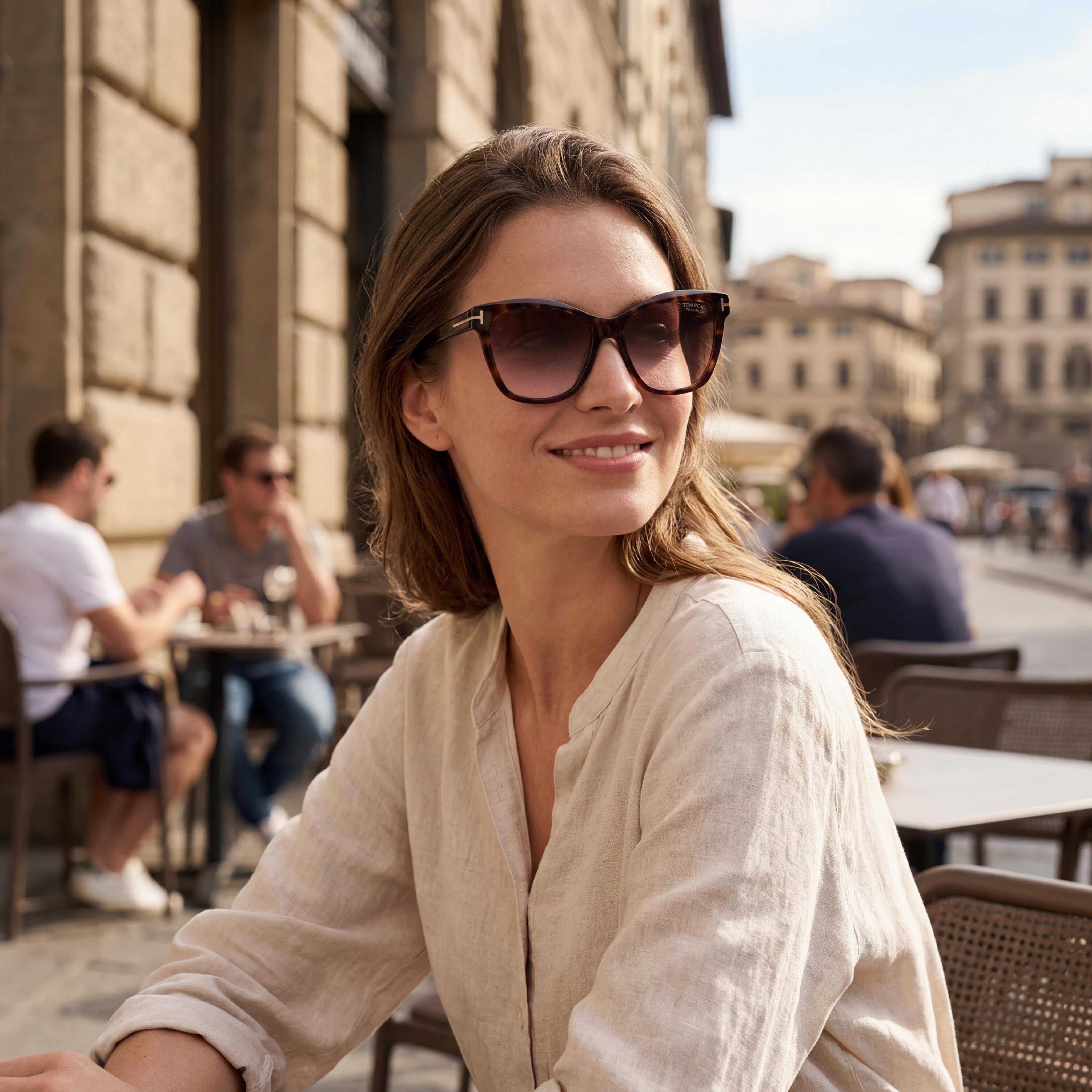 Gafas de Sol Clásicas Multicolores de Acero Inoxidable Tom Ford para Mujer con Cristales de Policarbonato 54mm, Photo 5