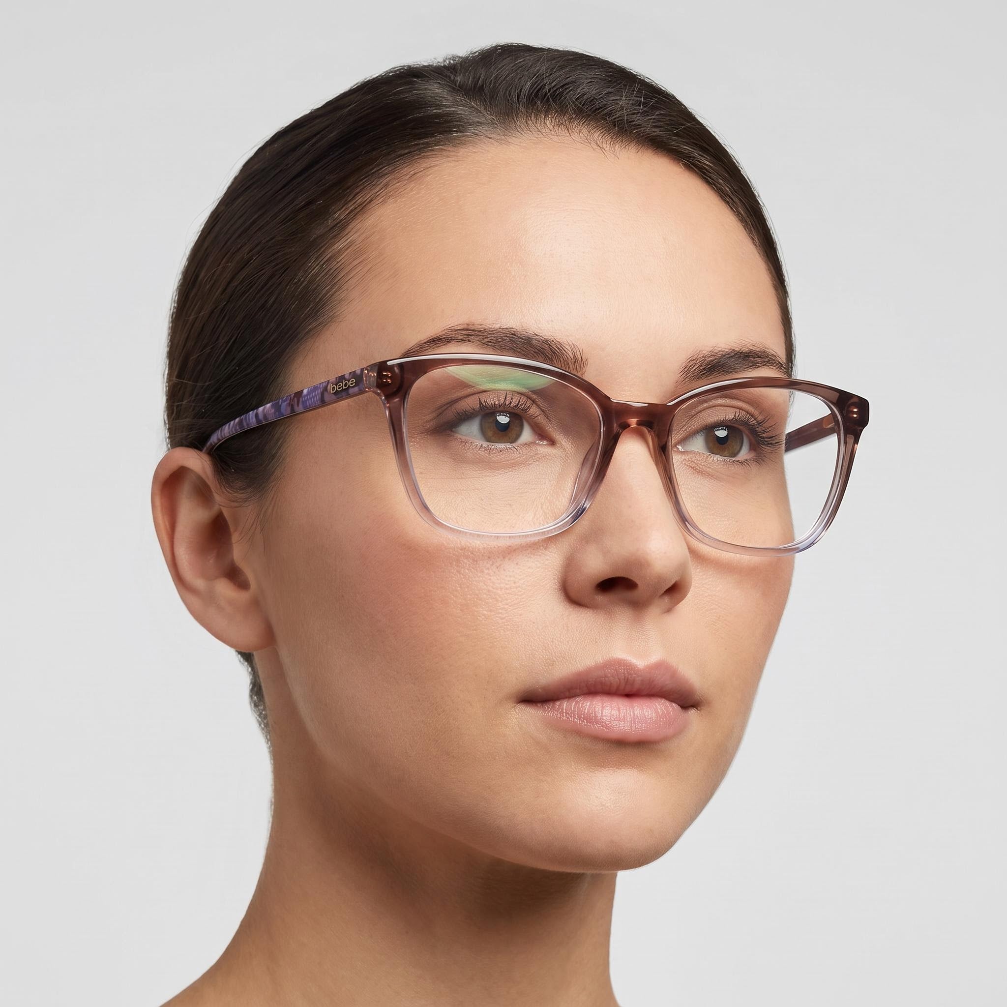 Gafas de acetato para mujer bebe Bb5206 con montura de topacio y sin lentes 53-17-135, Photo 3
