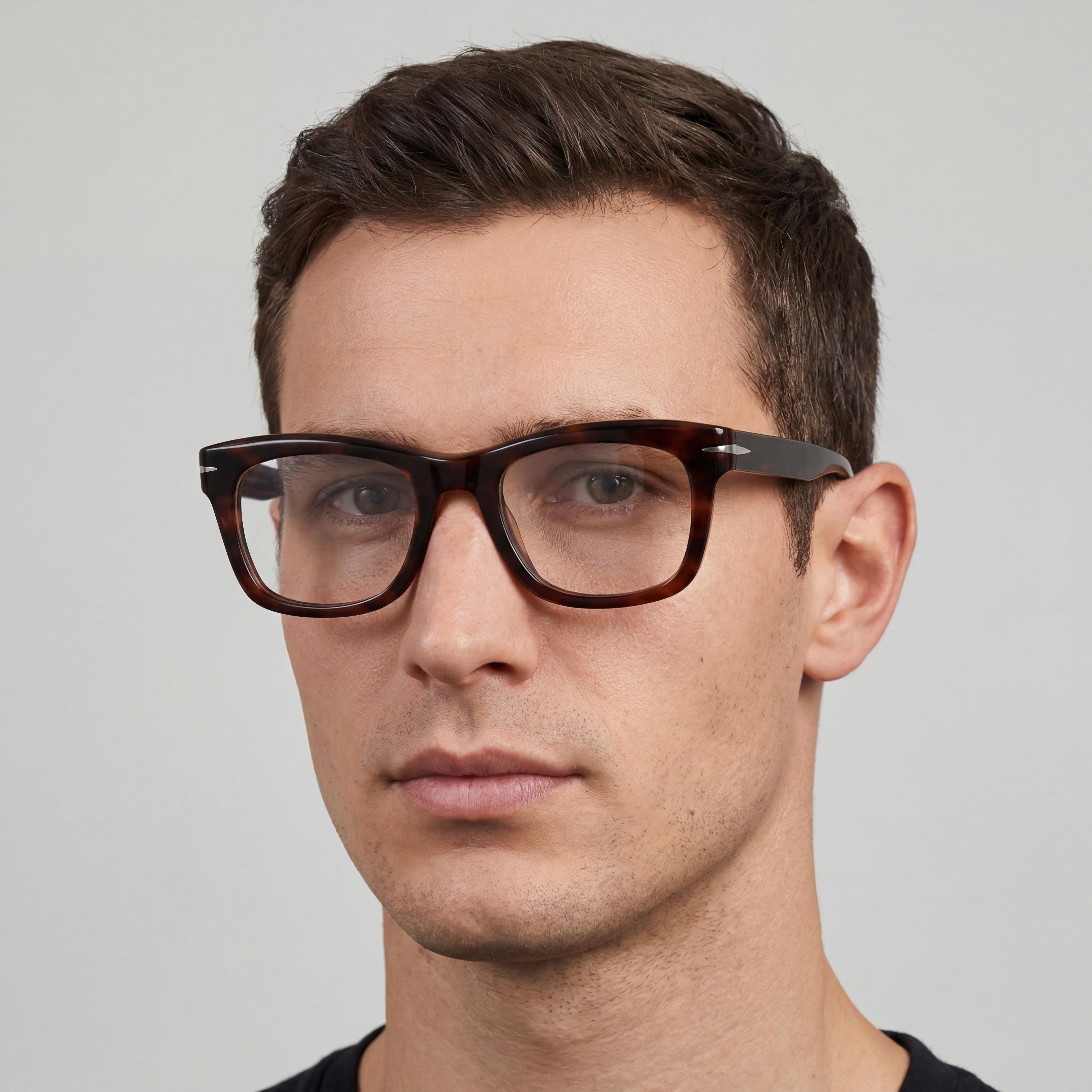David Beckham Db 7105 Men's Casual Plastic Frame Brown Horn Non-polarised Polycarbonate Lens Sunglasses 51mm, Photo 5