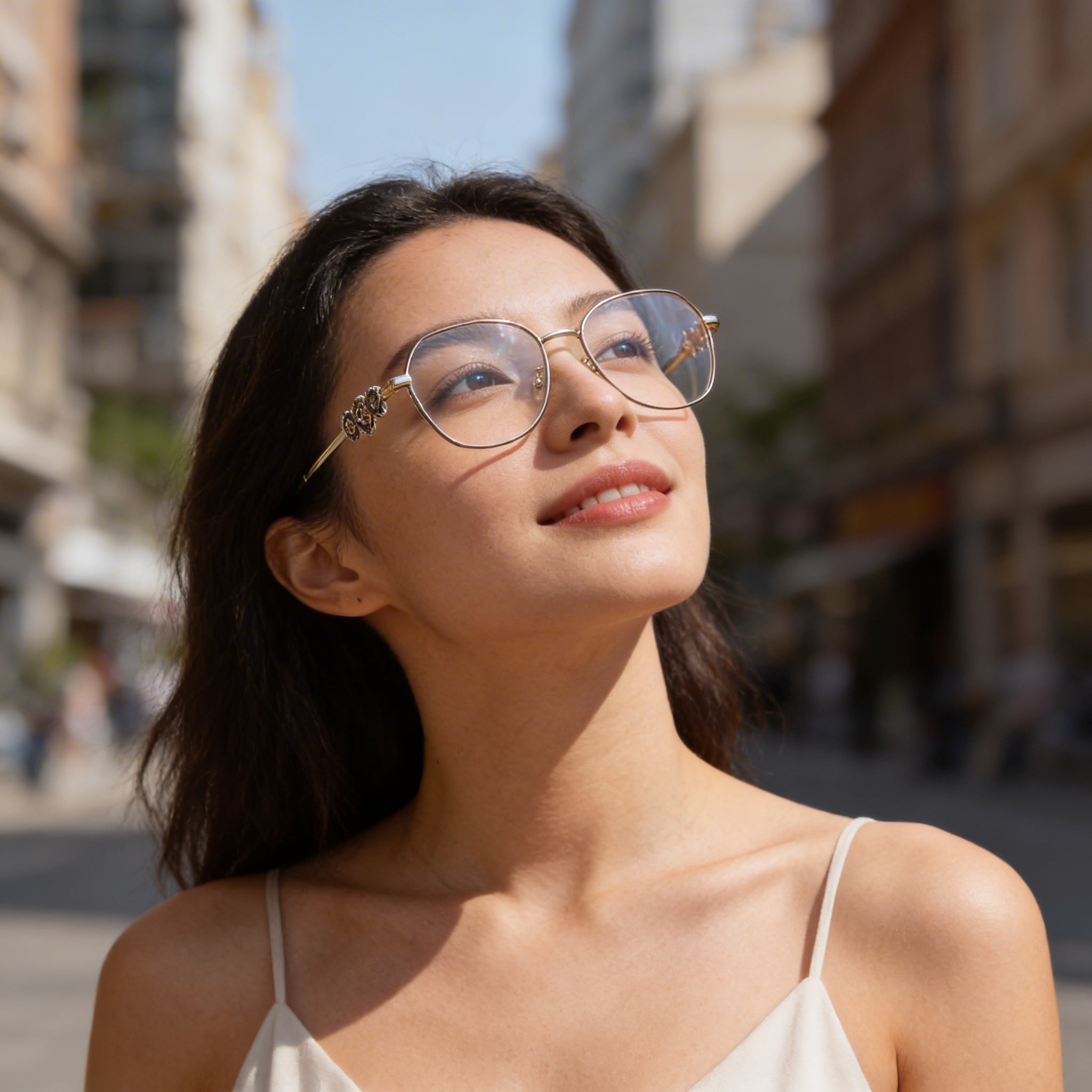 GUESS Gu50256-d Unisex Matte Ivory Frame Polycarbonate Non- Designer Optical Frames Size 52-16-140, Photo 4